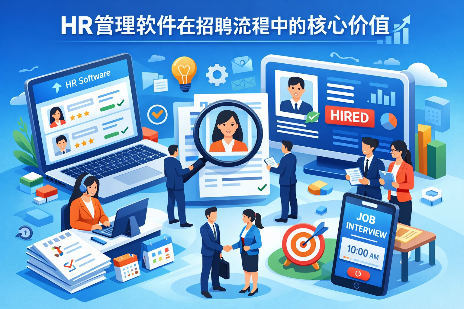 HR管理软件在招聘流程中的核心价值