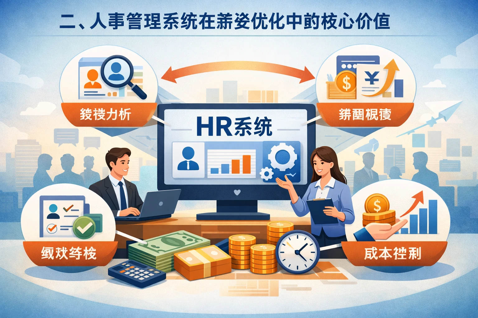 二、人事管理系统在薪资优化中的核心价值