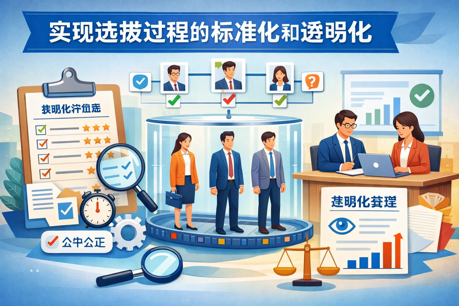 实现选拔过程的标准化和透明化