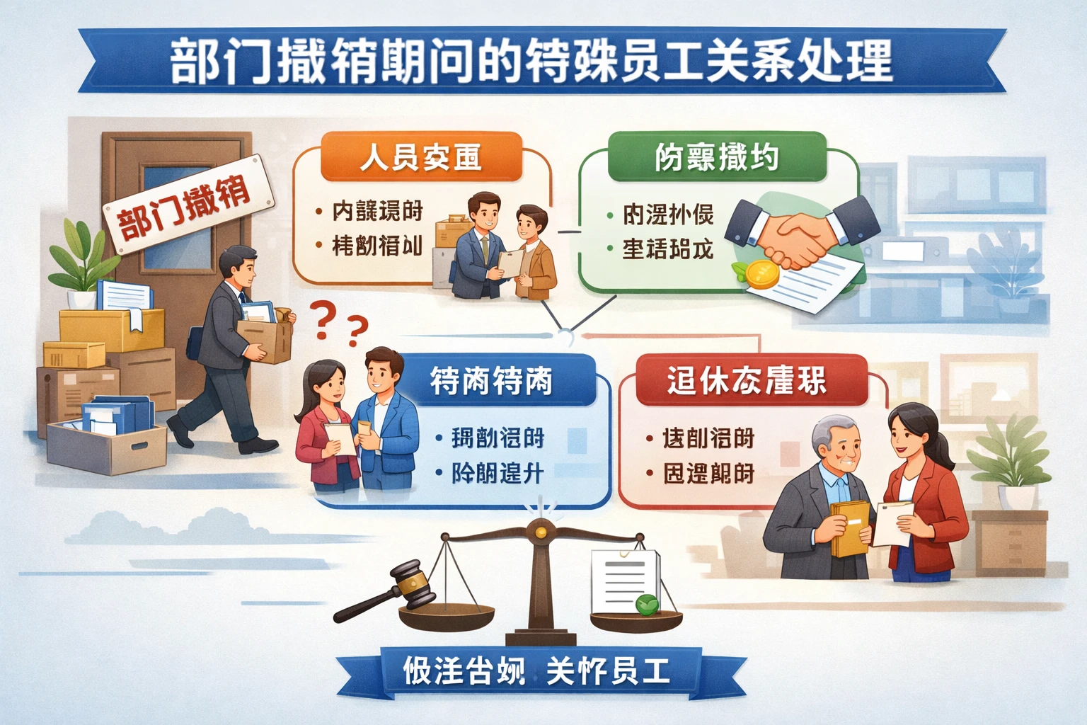 部门撤销期间的特殊员工关系处理