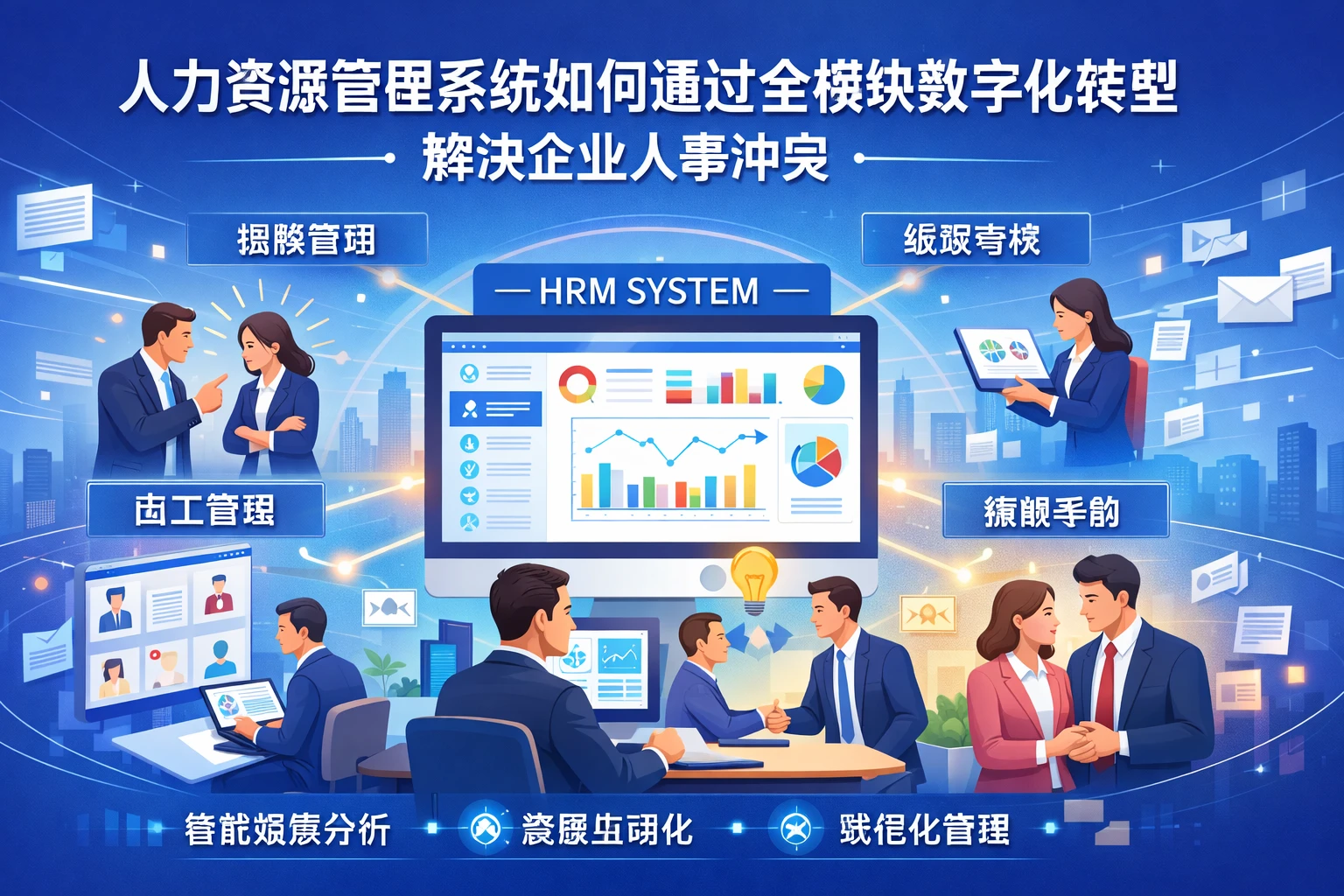 人力资源管理系统如何通过全模块数字化转型解决企业人事冲突