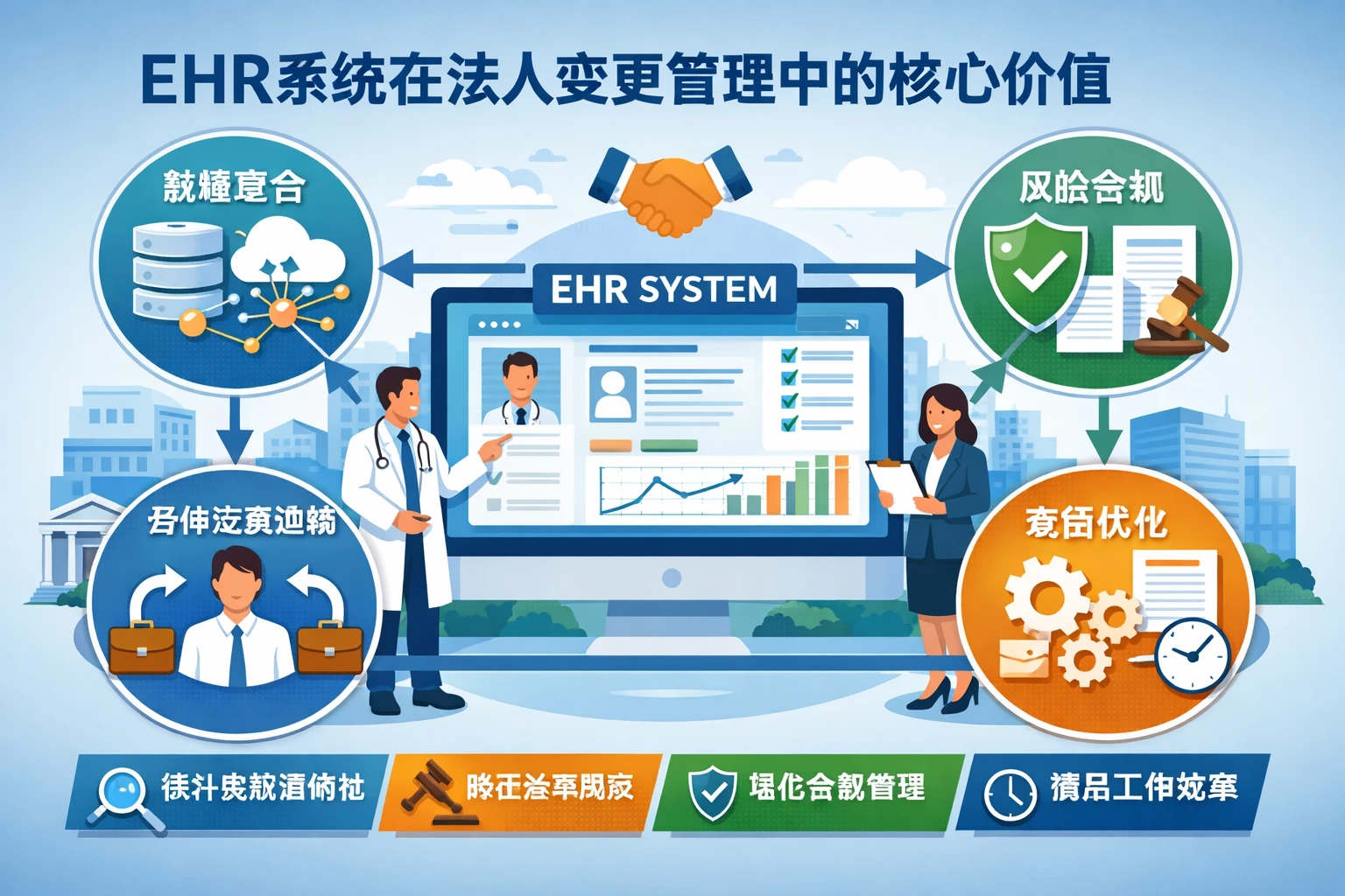 EHR系统在法人变更管理中的核心价值