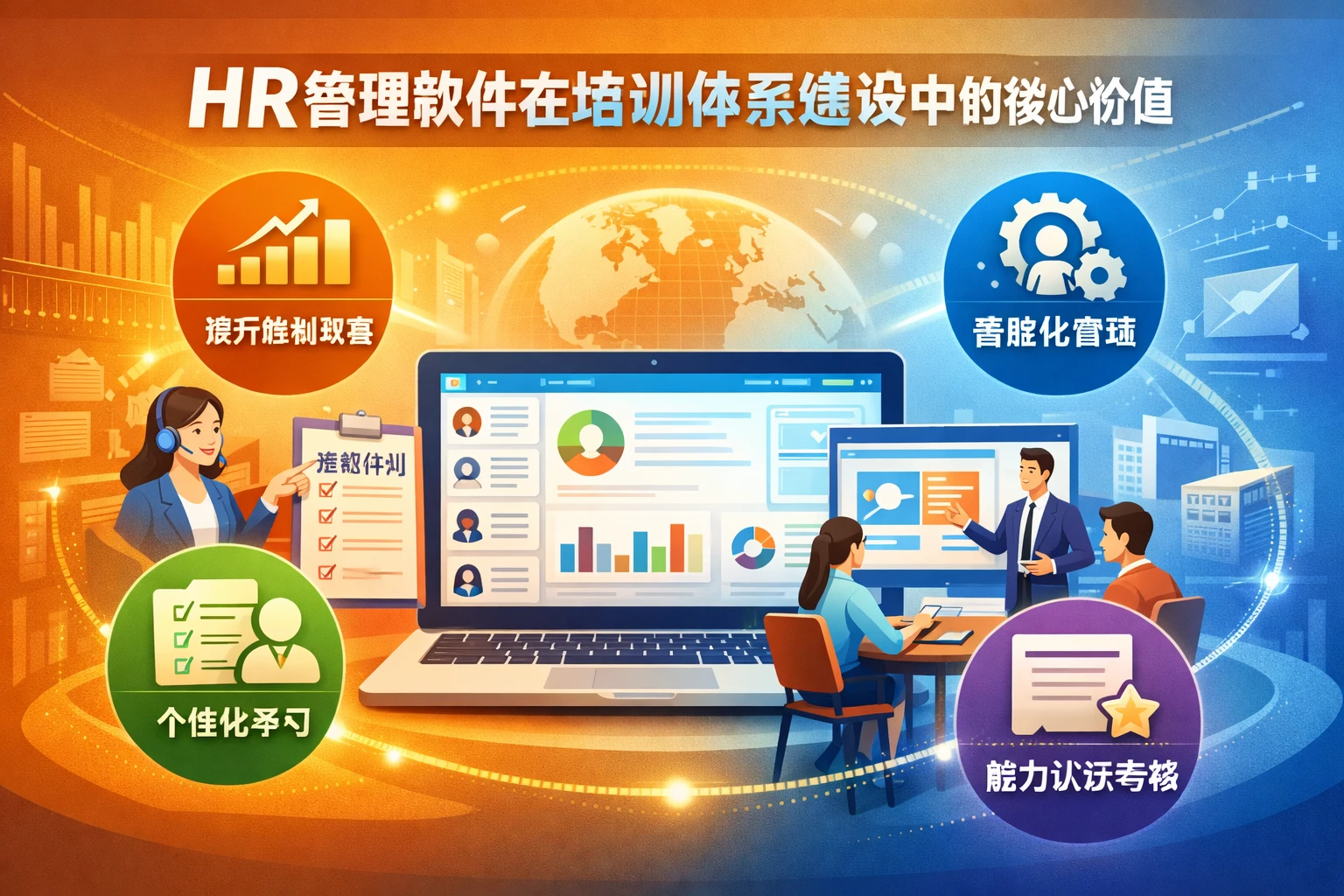 HR管理软件在培训体系建设中的核心价值