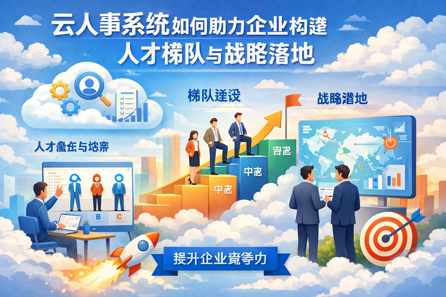 云人事系统如何助力企业构建人才梯队与战略落地