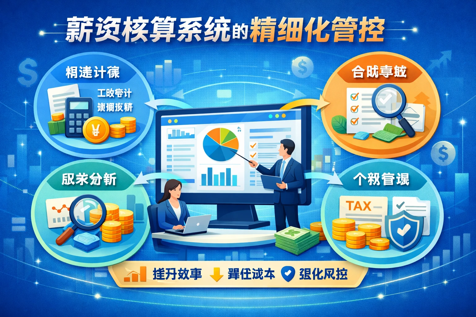 薪资核算系统的精细化管控