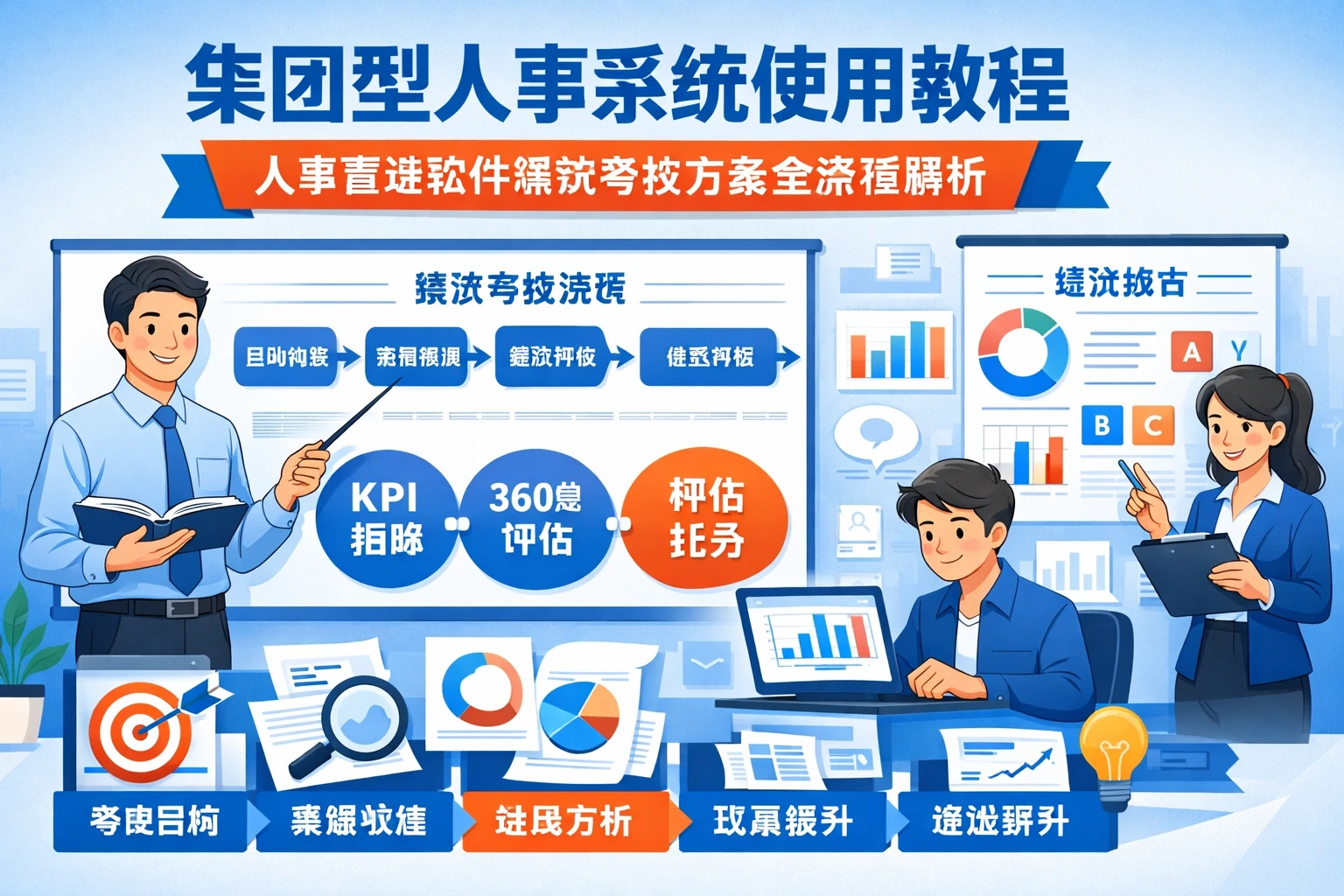 集团型人事系统使用教程：人事管理软件绩效考核方案全流程解析