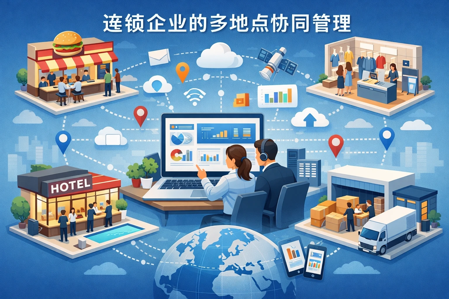 连锁企业的多地点协同管理