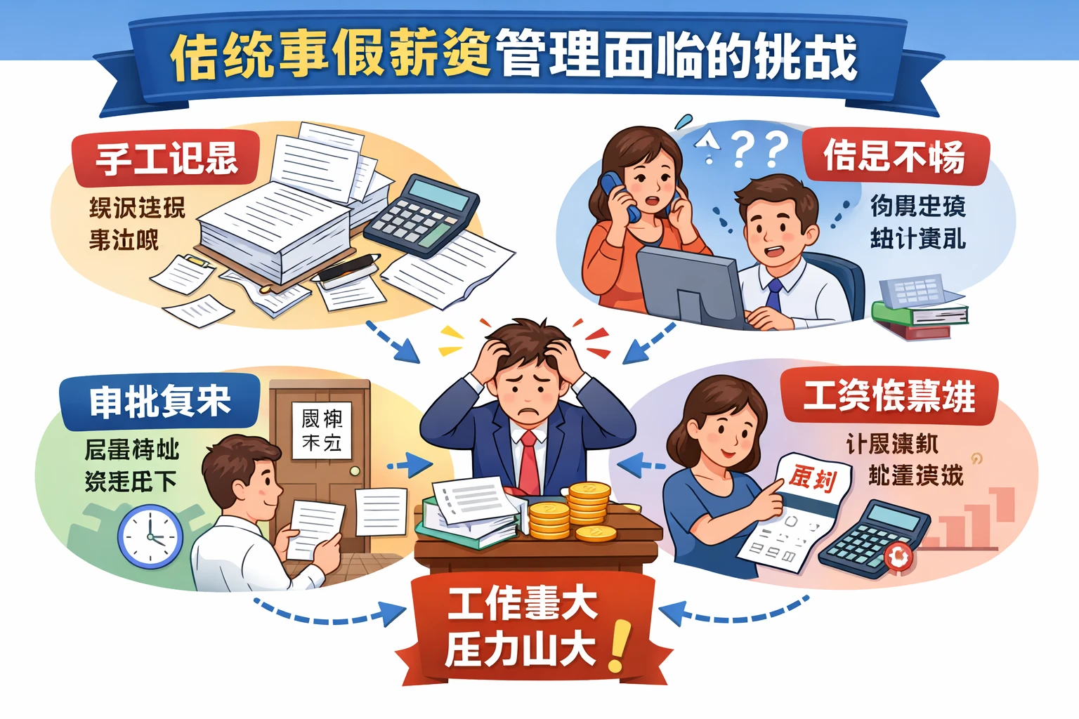 传统事假薪资管理面临的挑战