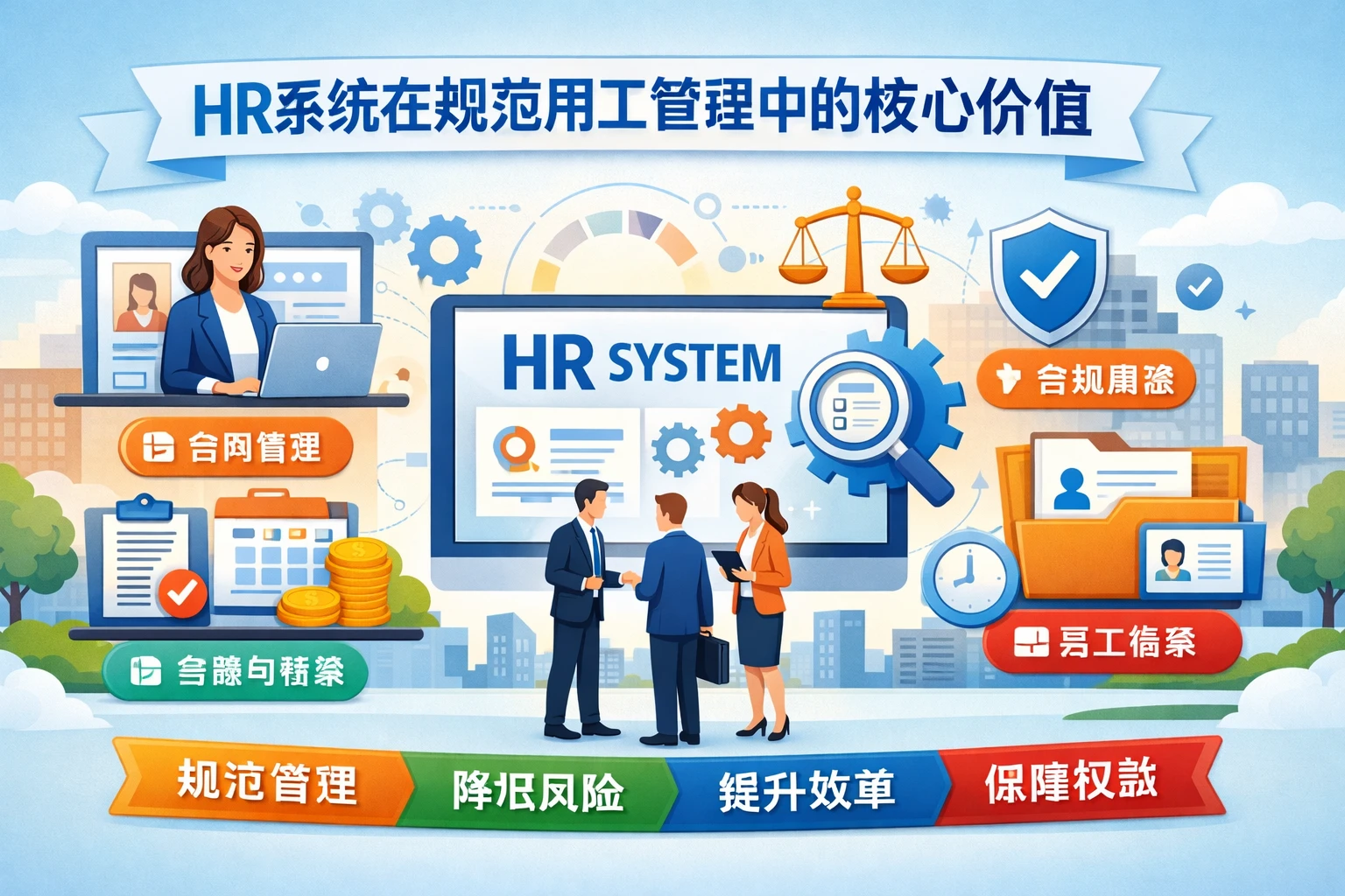 HR系统在规范用工管理中的核心价值