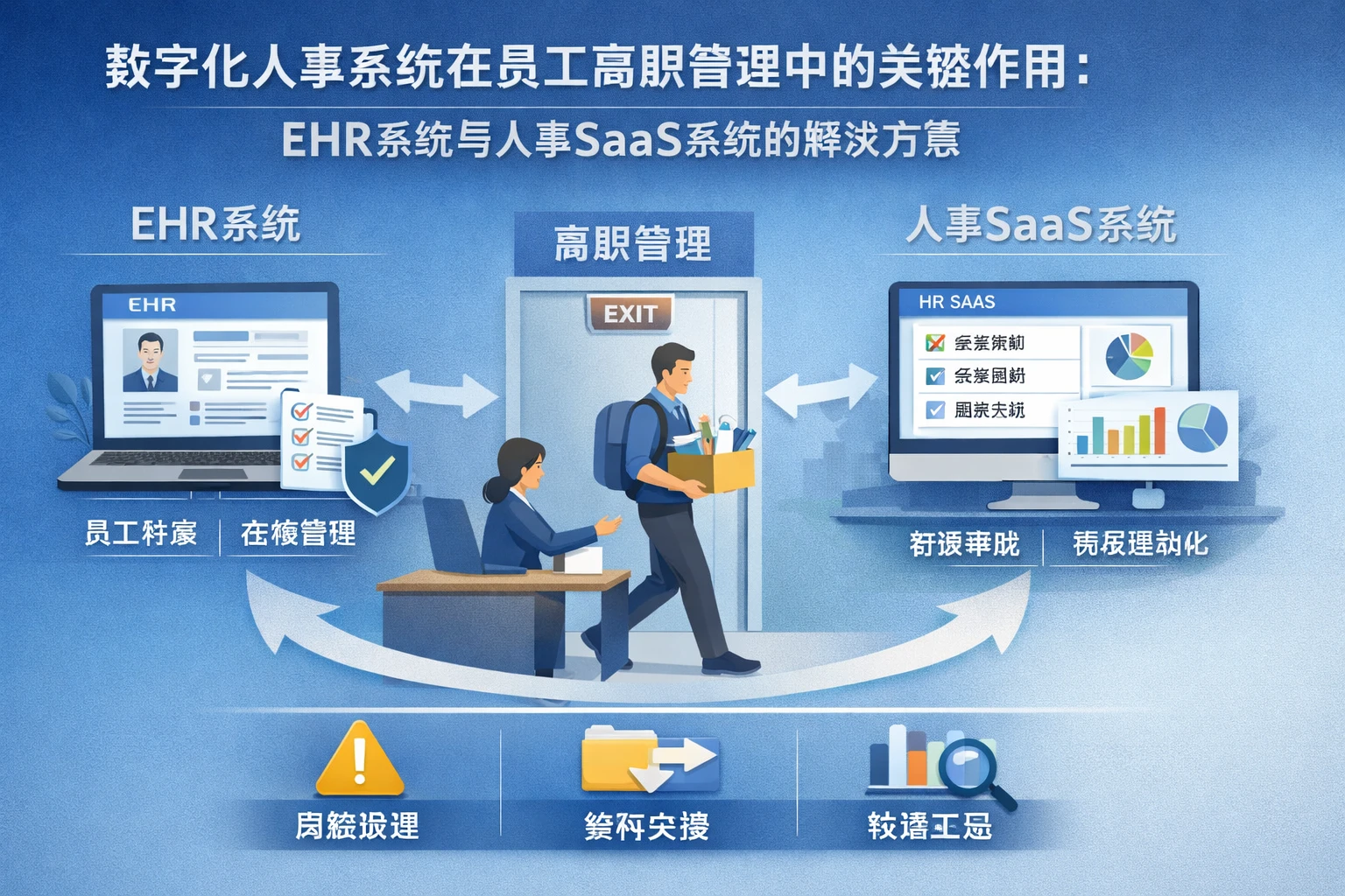 数字化人事系统在员工离职管理中的关键作用:EHR系统与人事SaaS系统的解决方案