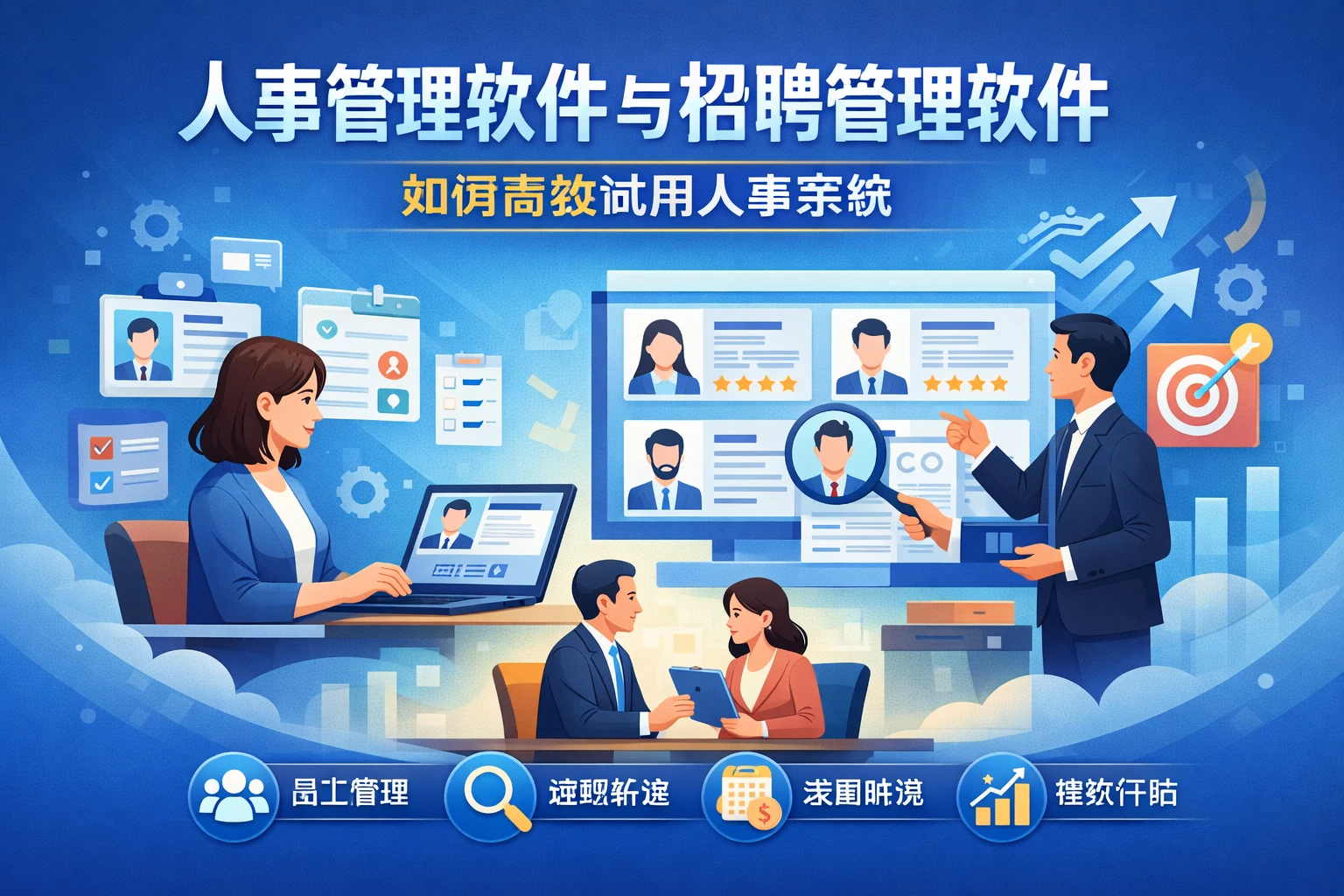 人事管理软件与招聘管理软件：如何高效试用人事系统