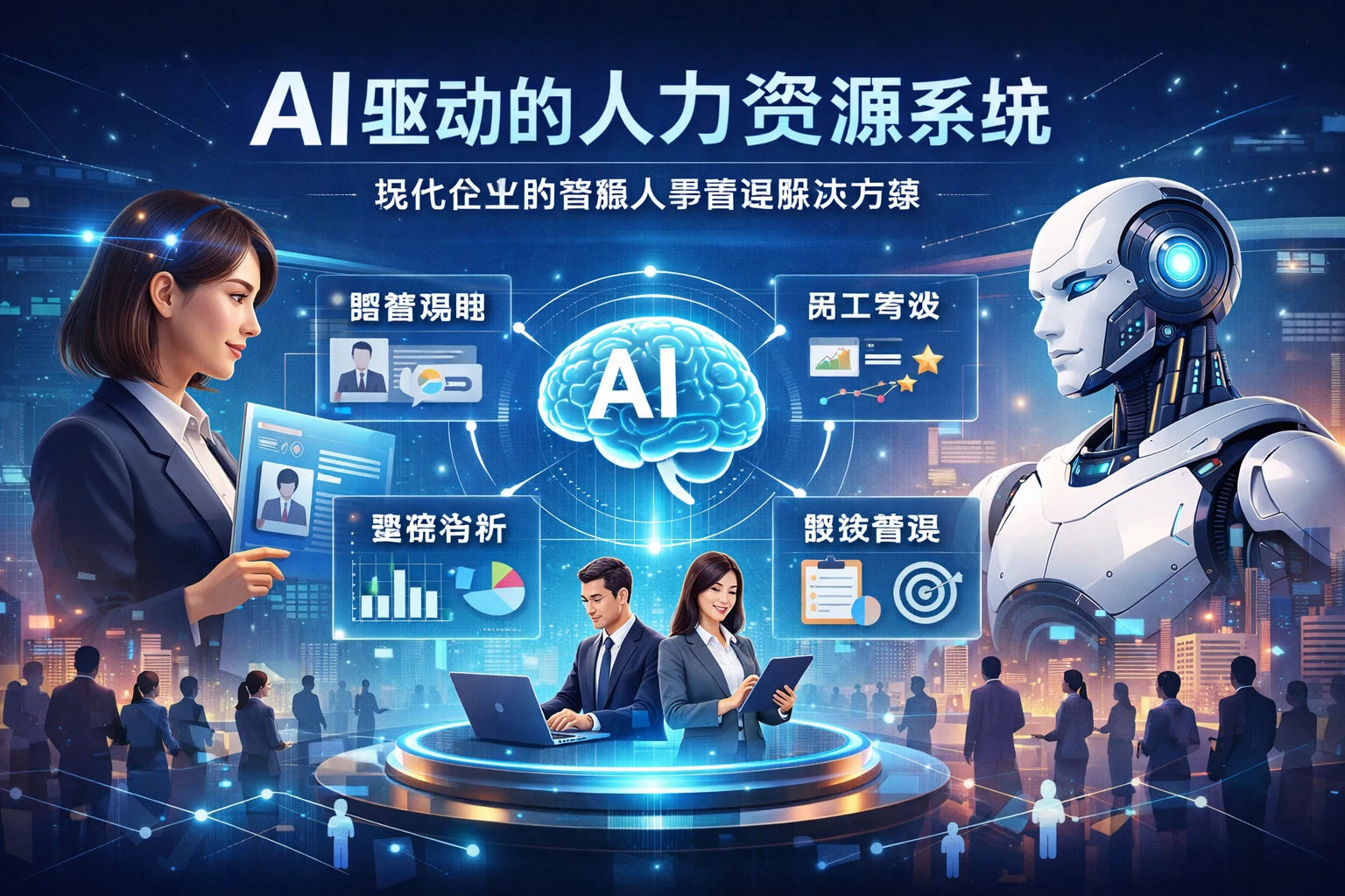 AI驱动的人力资源系统：现代企业的智能人事管理解决方案
