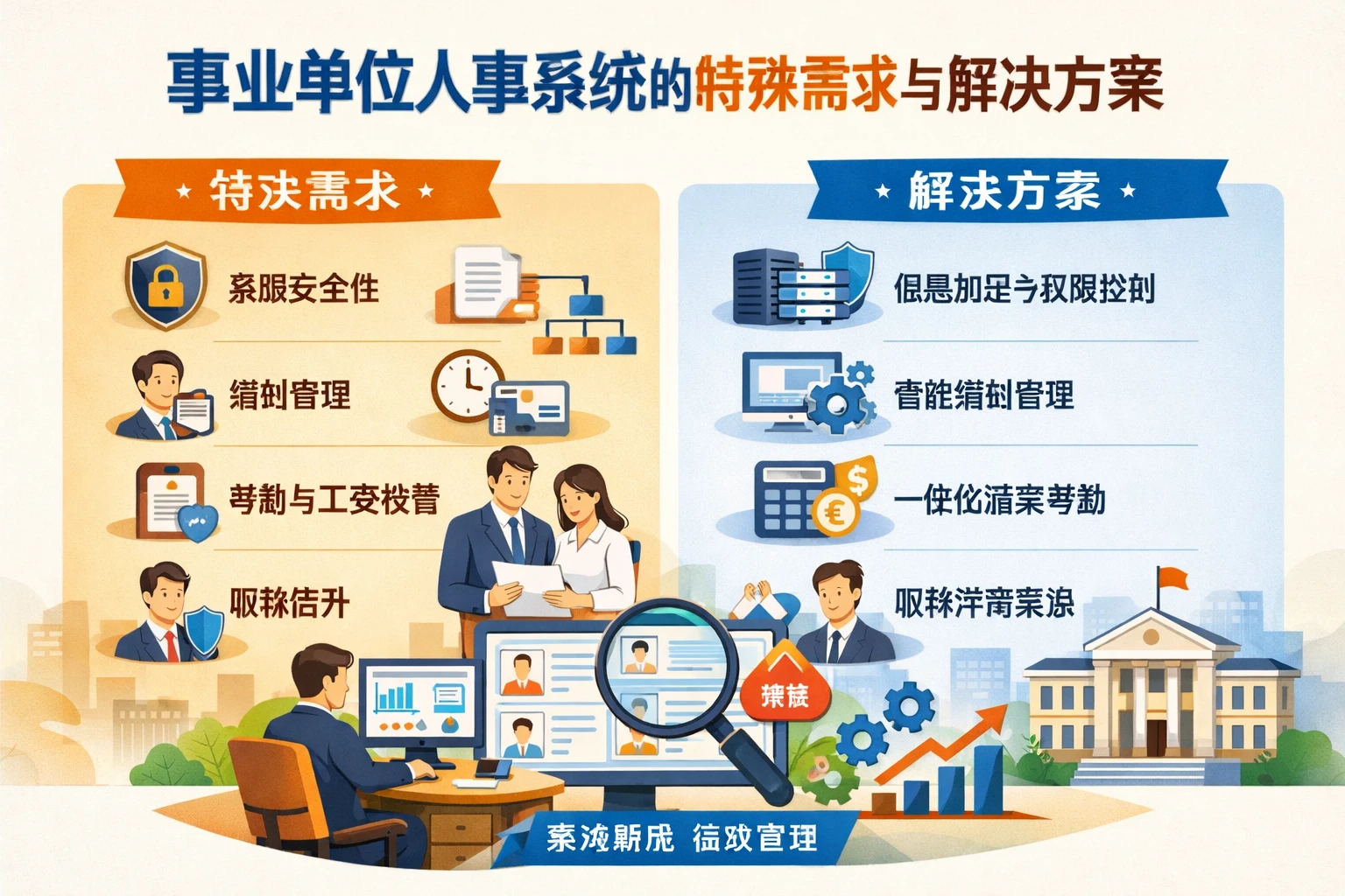 事业单位人事系统的特殊需求与解决方案