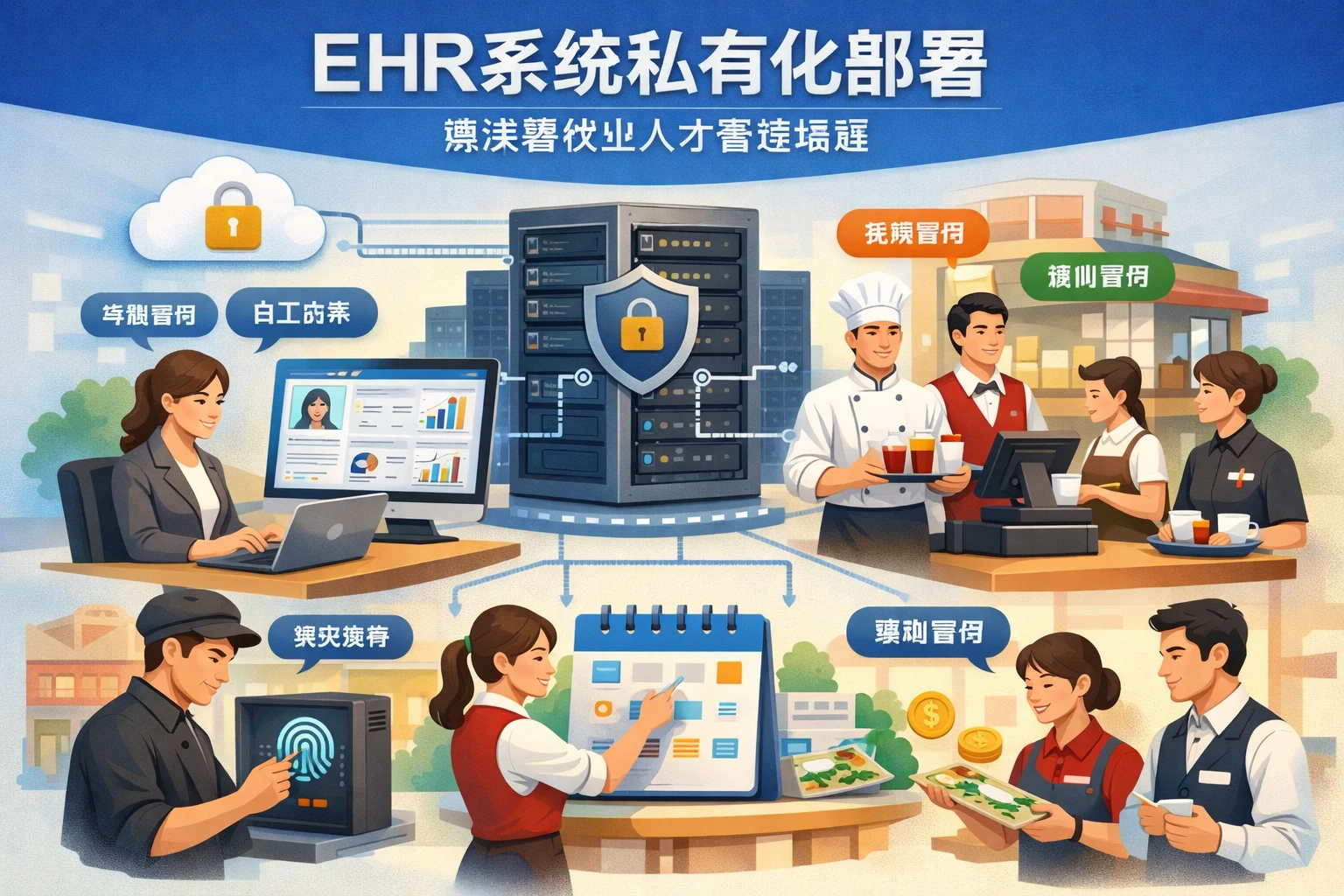 连锁企业HR系统中的ehr系统私有化部署：解决餐饮业人才管理难题