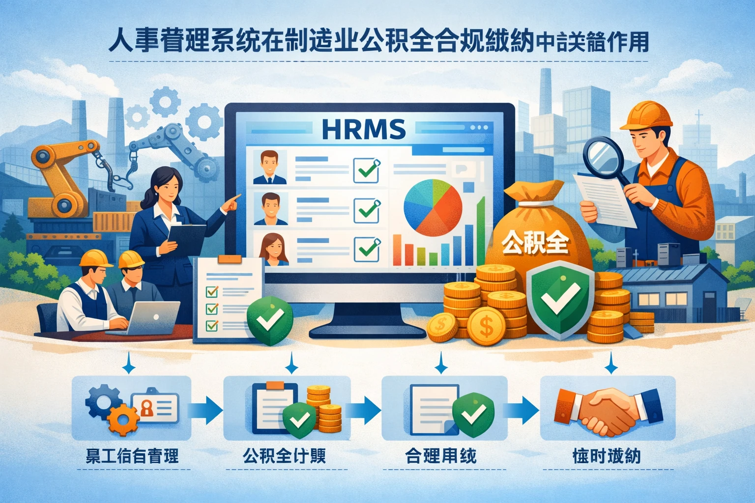 人事管理系统在制造业公积金合规缴纳中的关键作用