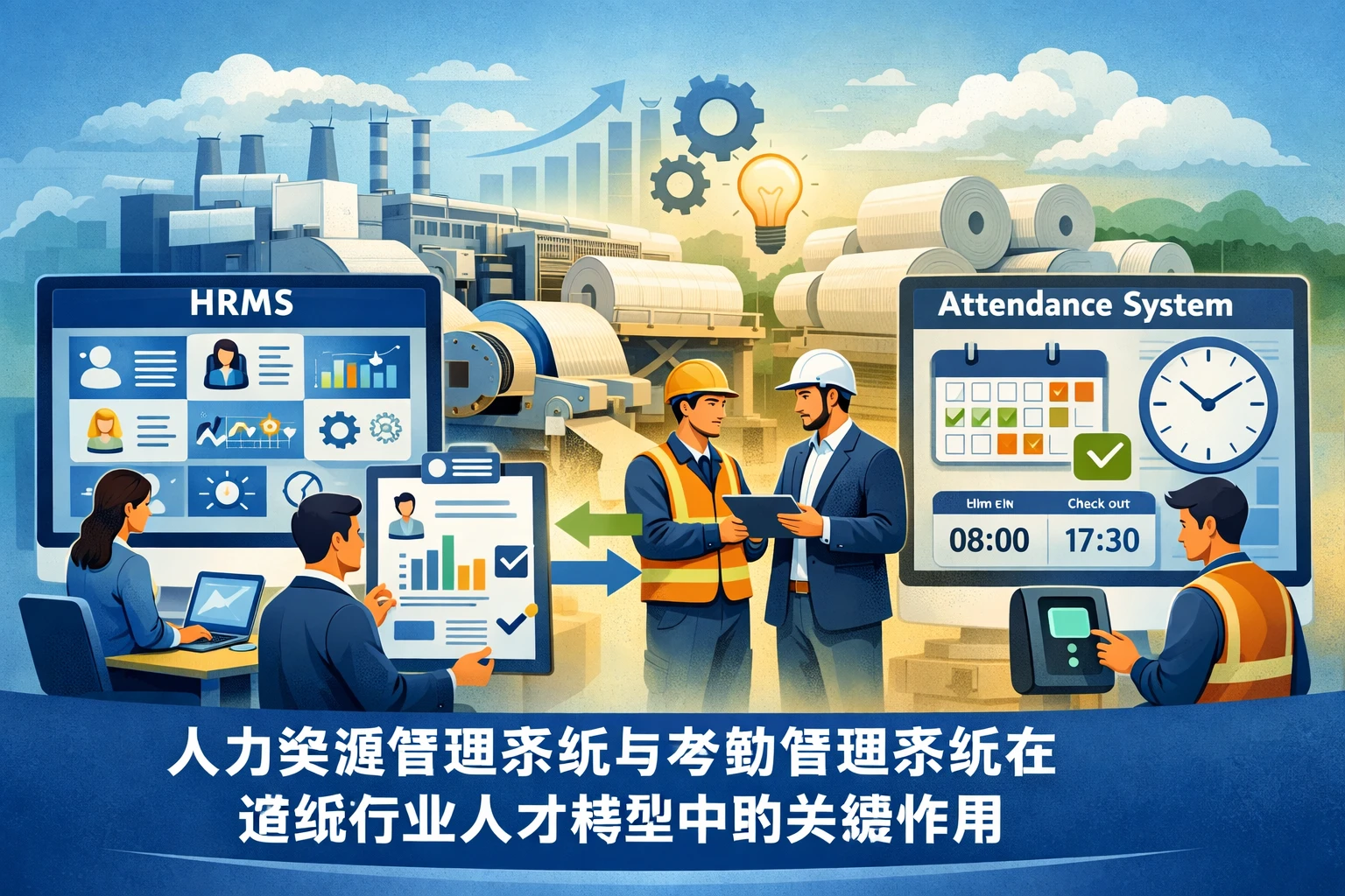 人力资源管理系统与考勤管理系统在造纸行业人才转型中的关键作用