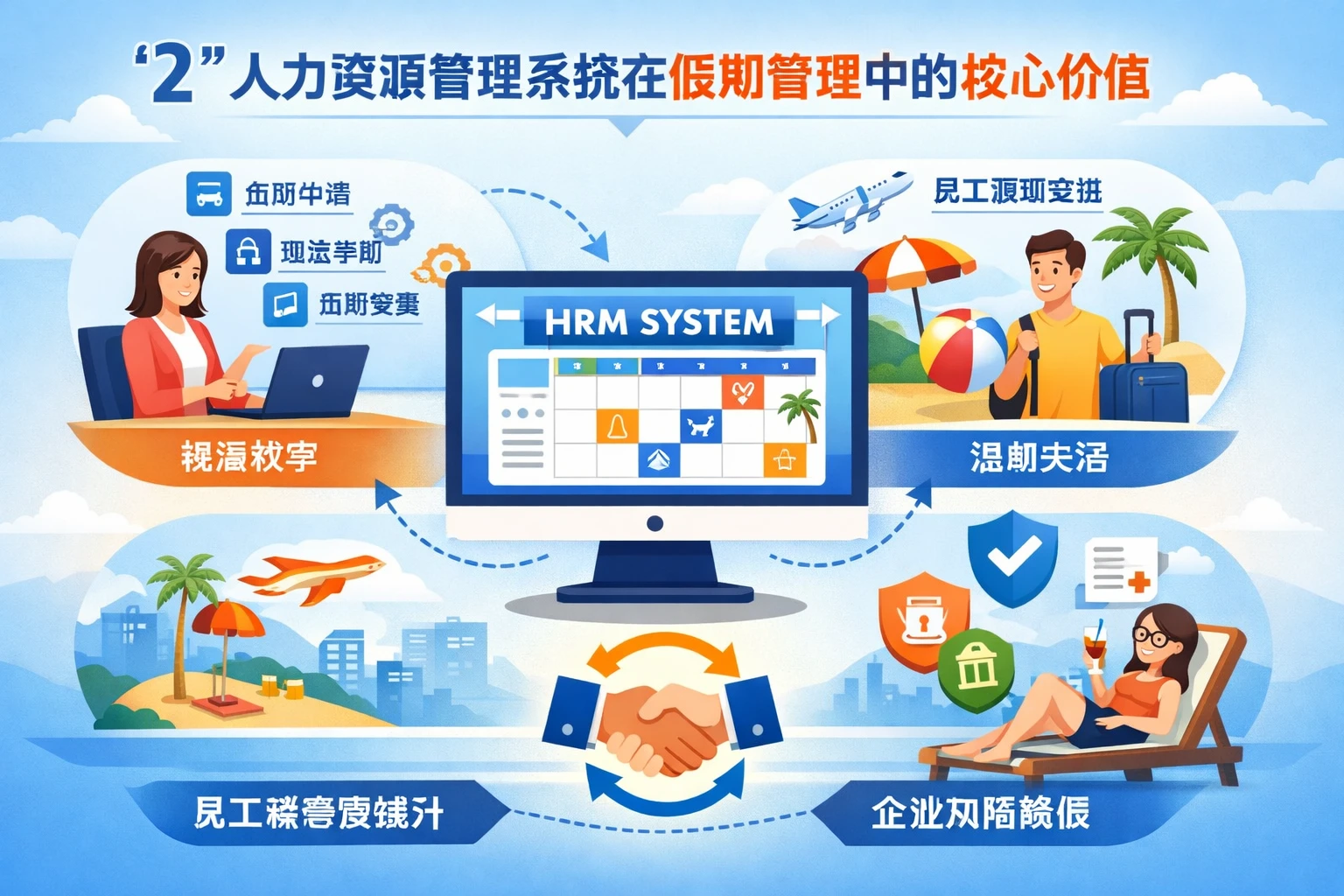 2 人力资源管理系统在假期管理中的核心价值