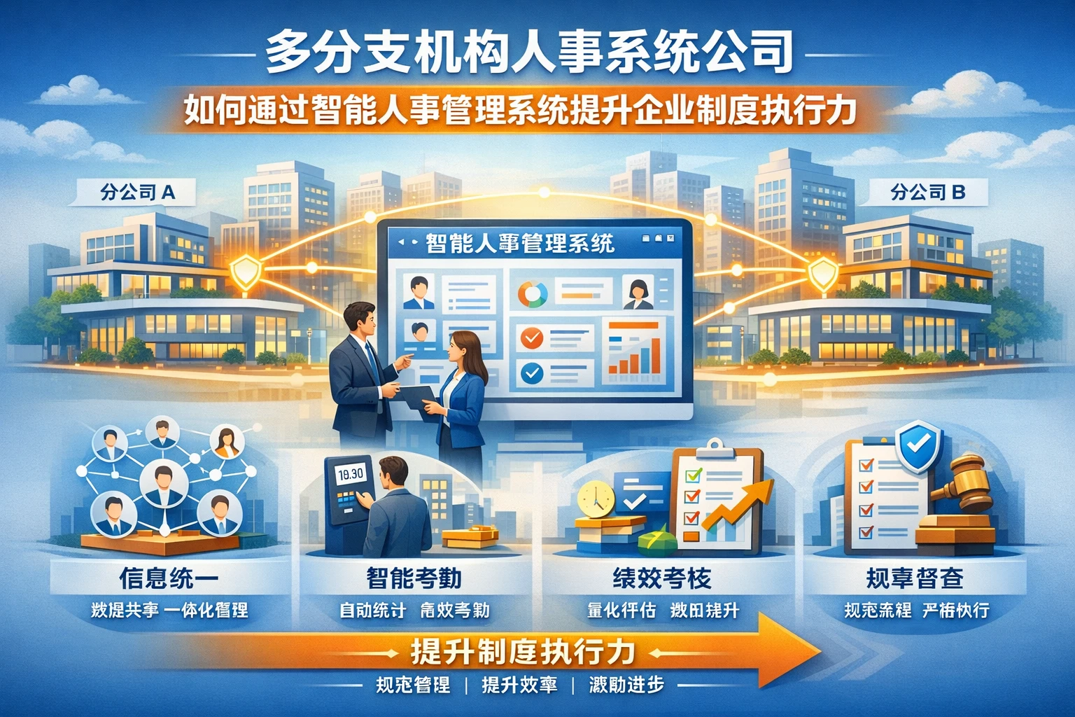 多分支机构人事系统公司如何通过智能人事管理系统提升企业制度执行力
