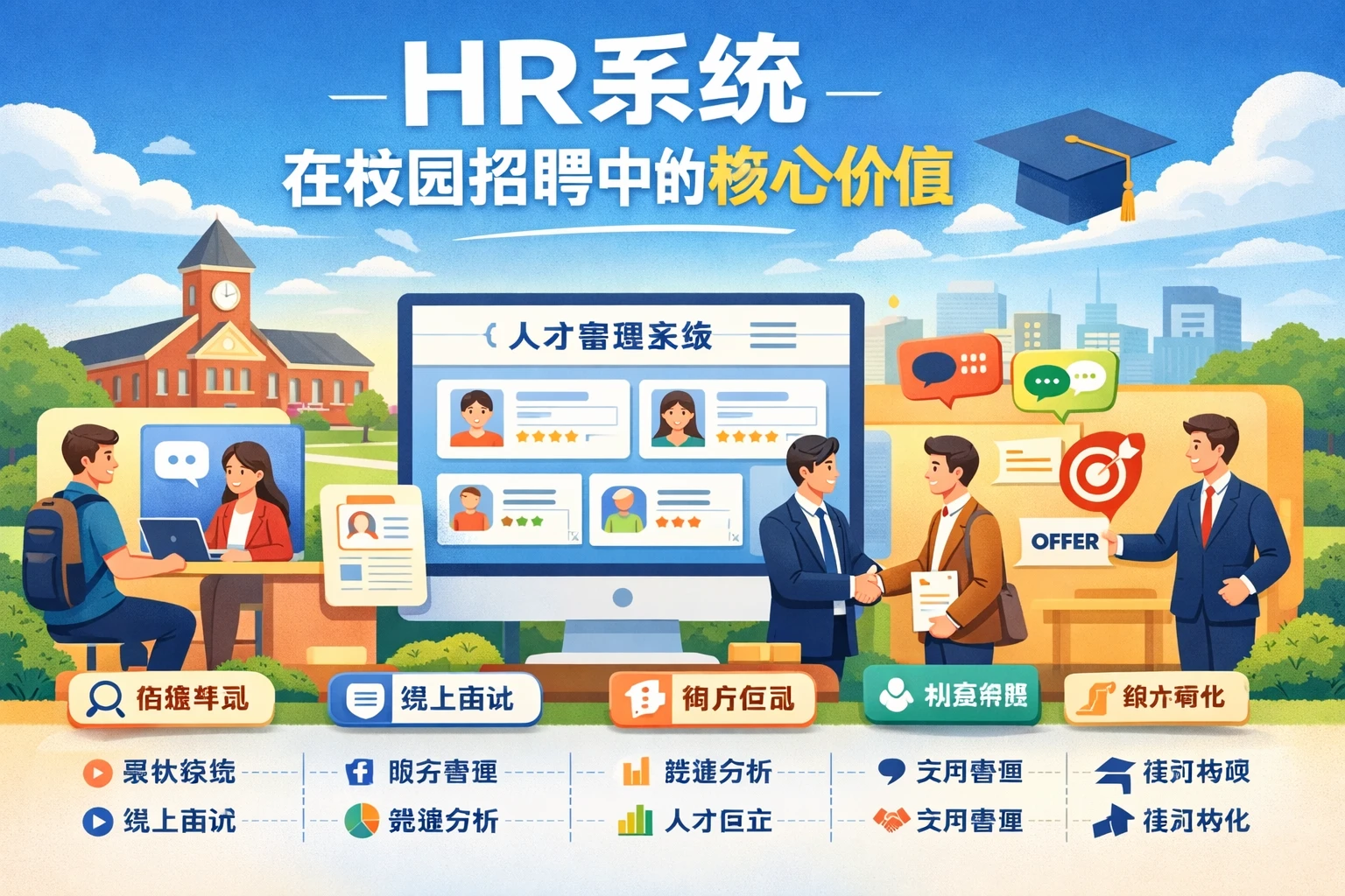 HR系统在校园招聘中的核心价值