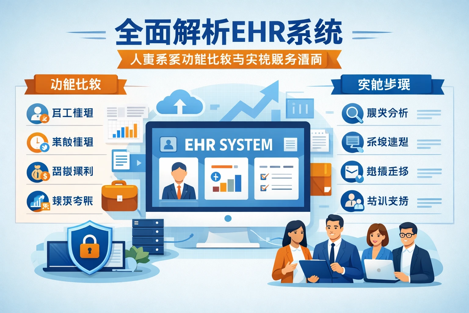 全面解析EHR系统：人事系统功能比较与实施服务指南