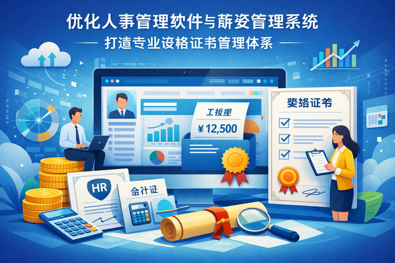 优化人事管理软件与薪资管理系统，打造专业资格证书管理体系