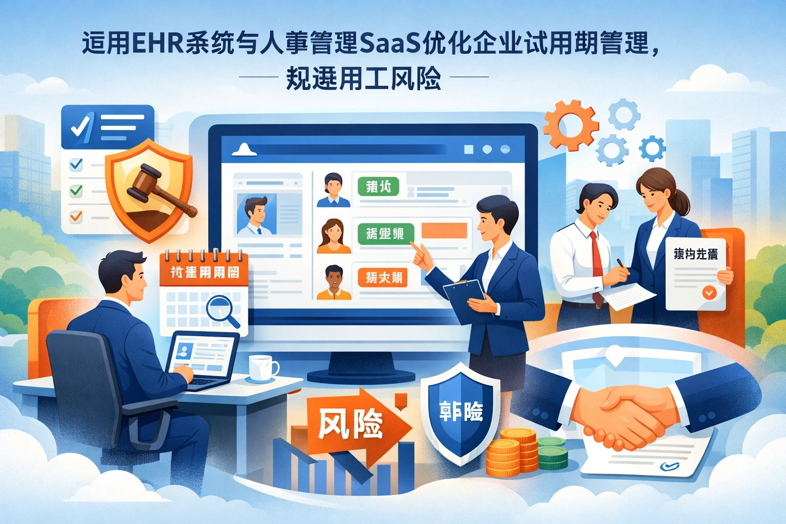 运用ehr系统与人事管理SaaS优化企业试用期管理,规避用工风险