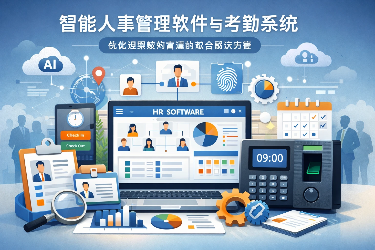 智能人事管理软件与考勤系统：优化组织架构管理的综合解决方案