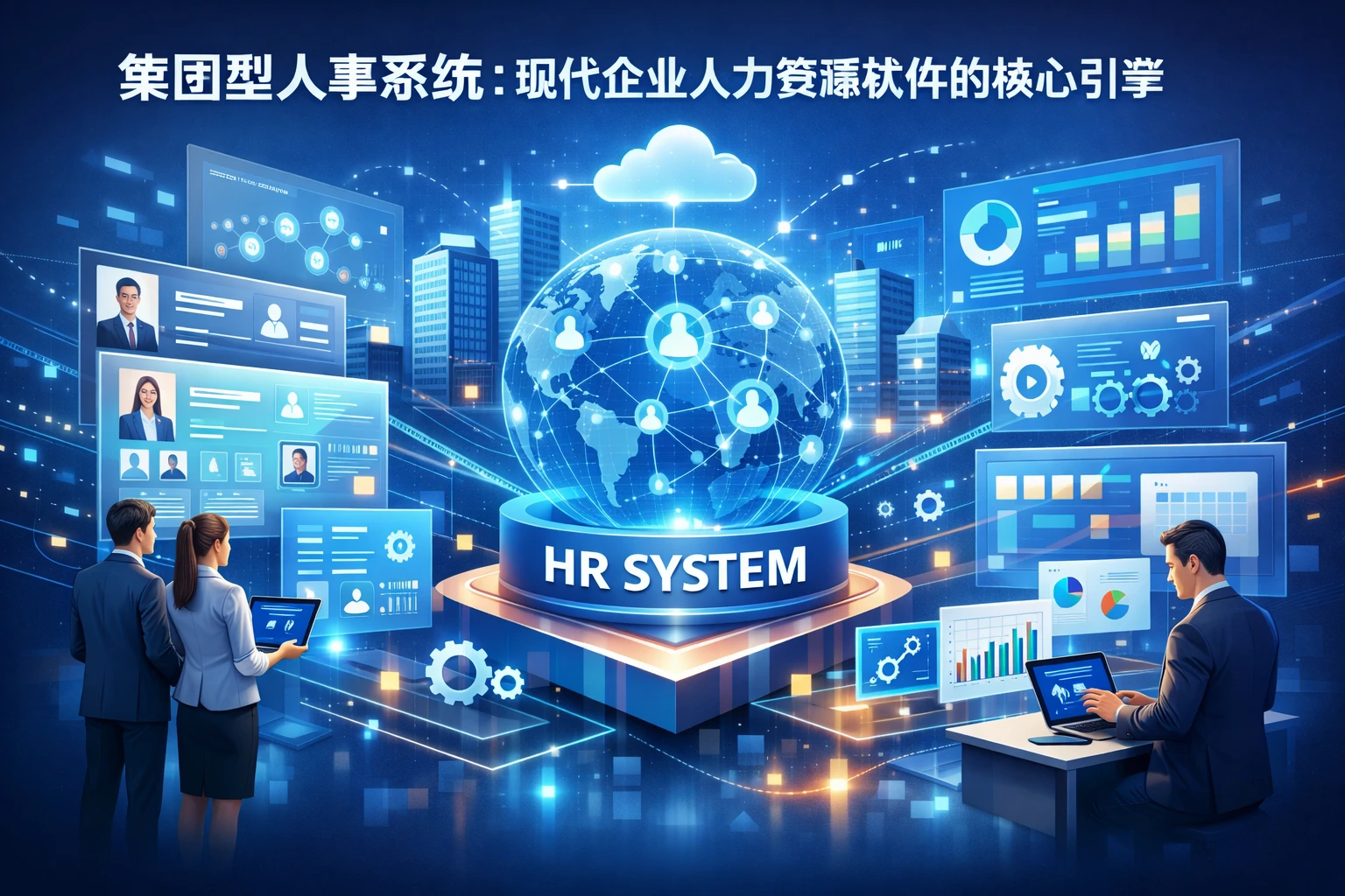 集团型人事系统:现代企业人力资源软件的核心引擎