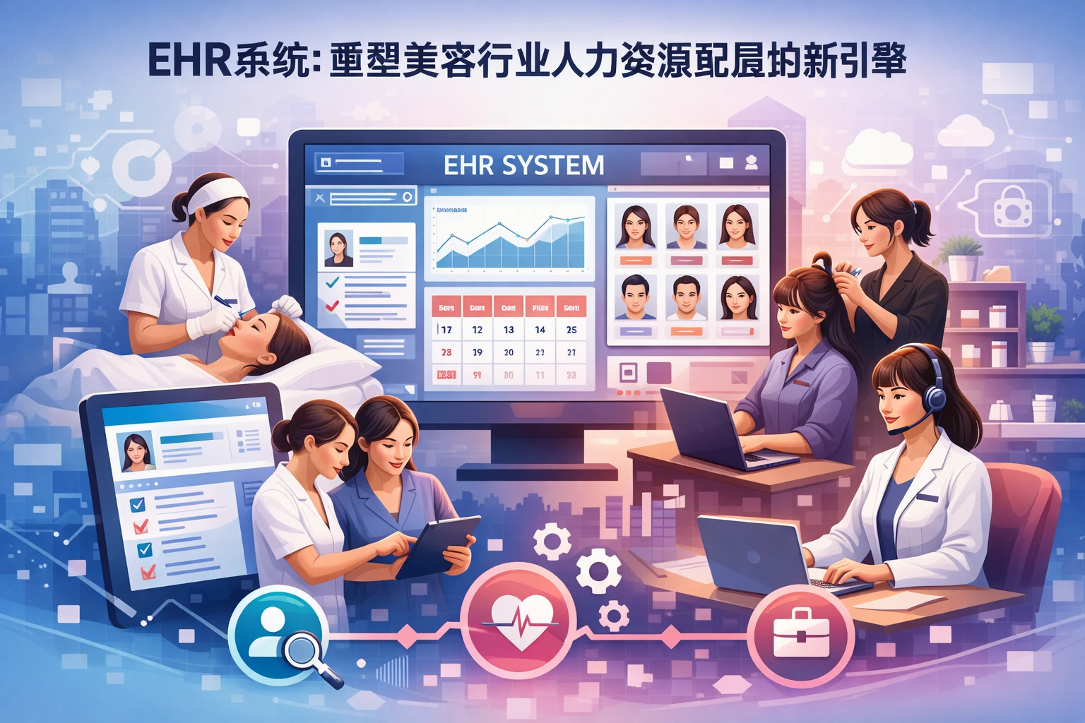 EHR系统：重塑美容行业人力资源配置的新引擎