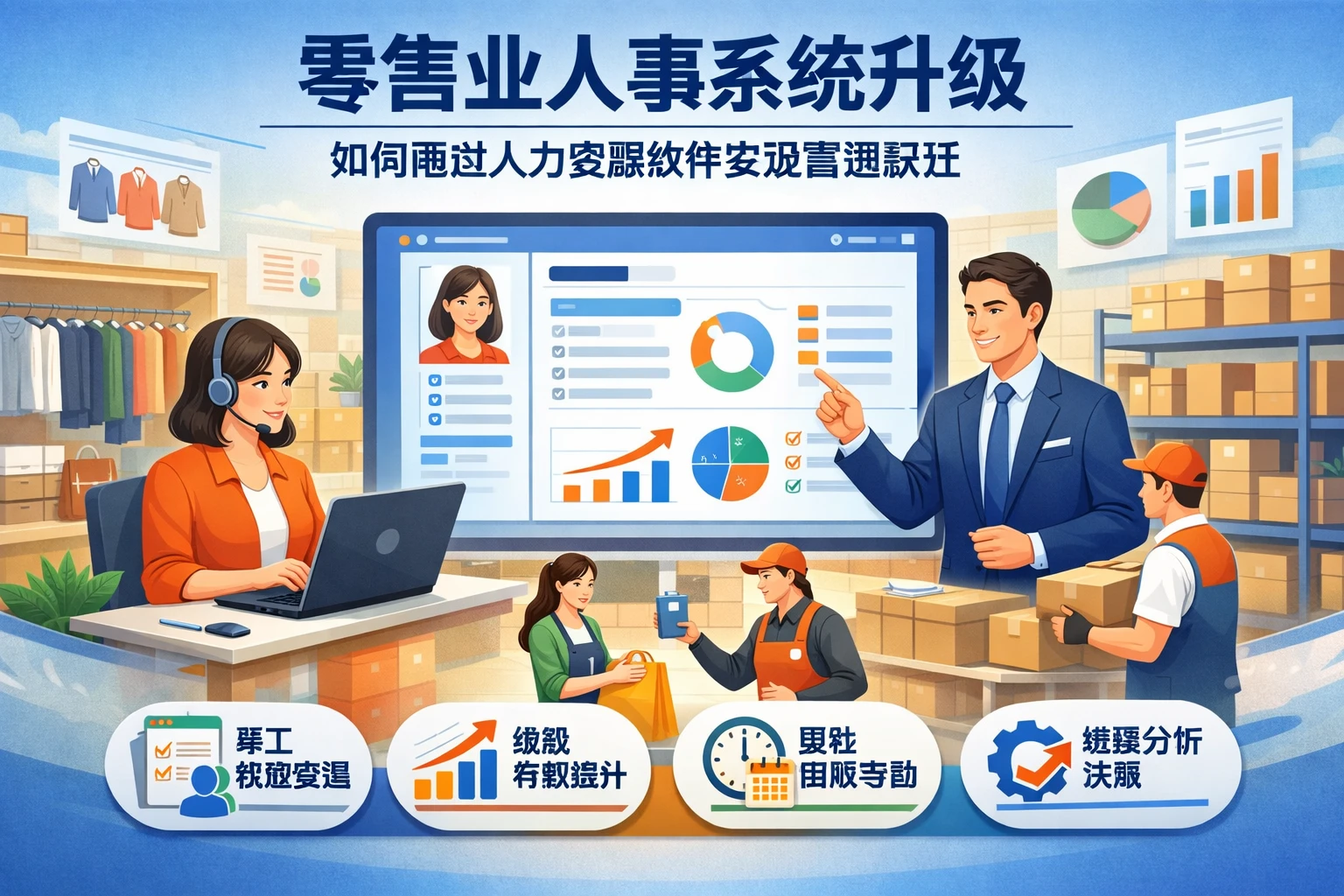 零售业人事系统升级：如何通过人力资源软件实现管理跃迁