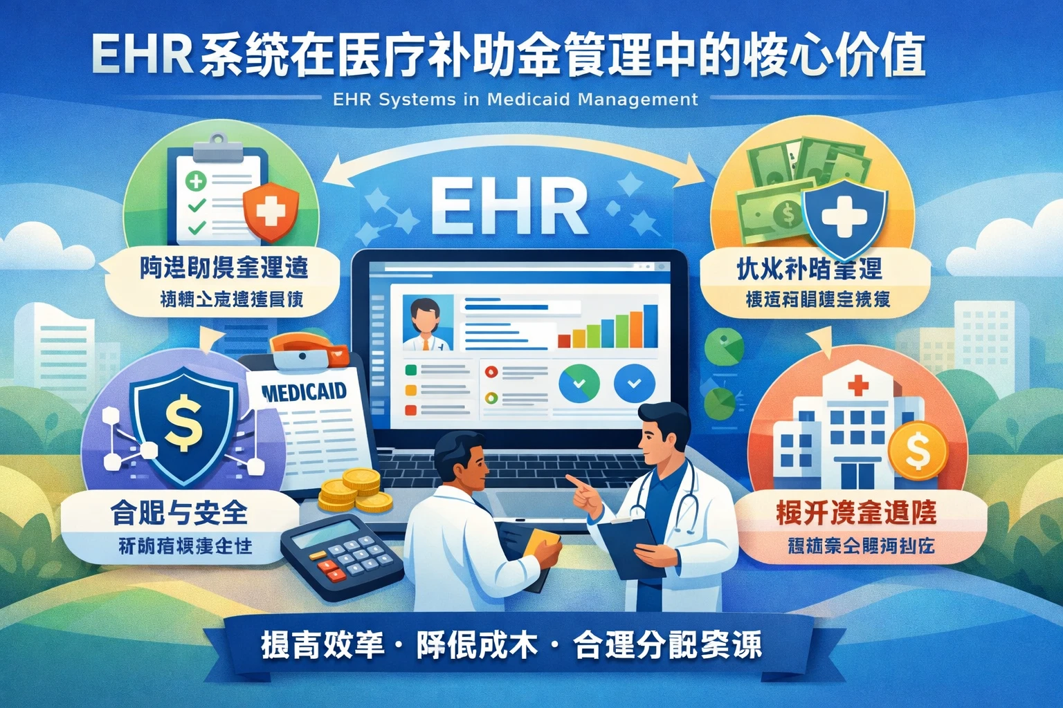 EHR系统在医疗补助金管理中的核心价值