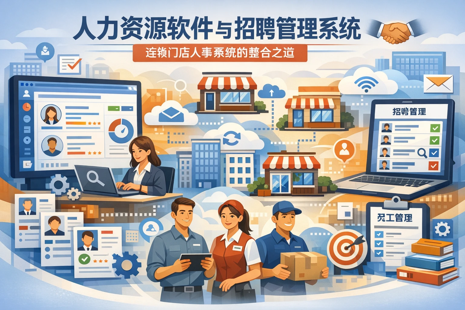 人力资源软件与招聘管理系统：连锁门店人事系统的整合之道