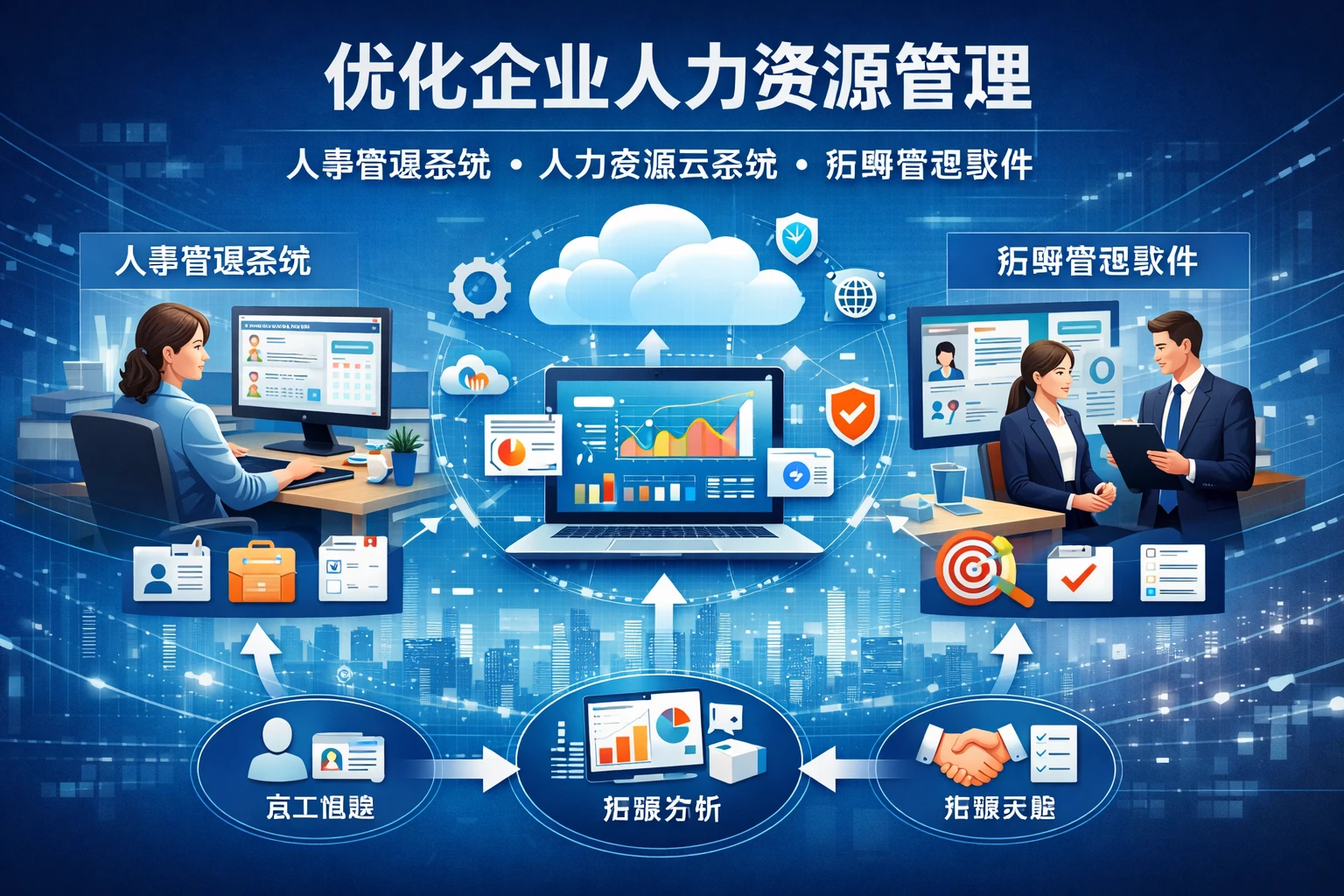 优化企业人力资源管理：人事管理系统、人力资源云系统与招聘管理软件的综合应用