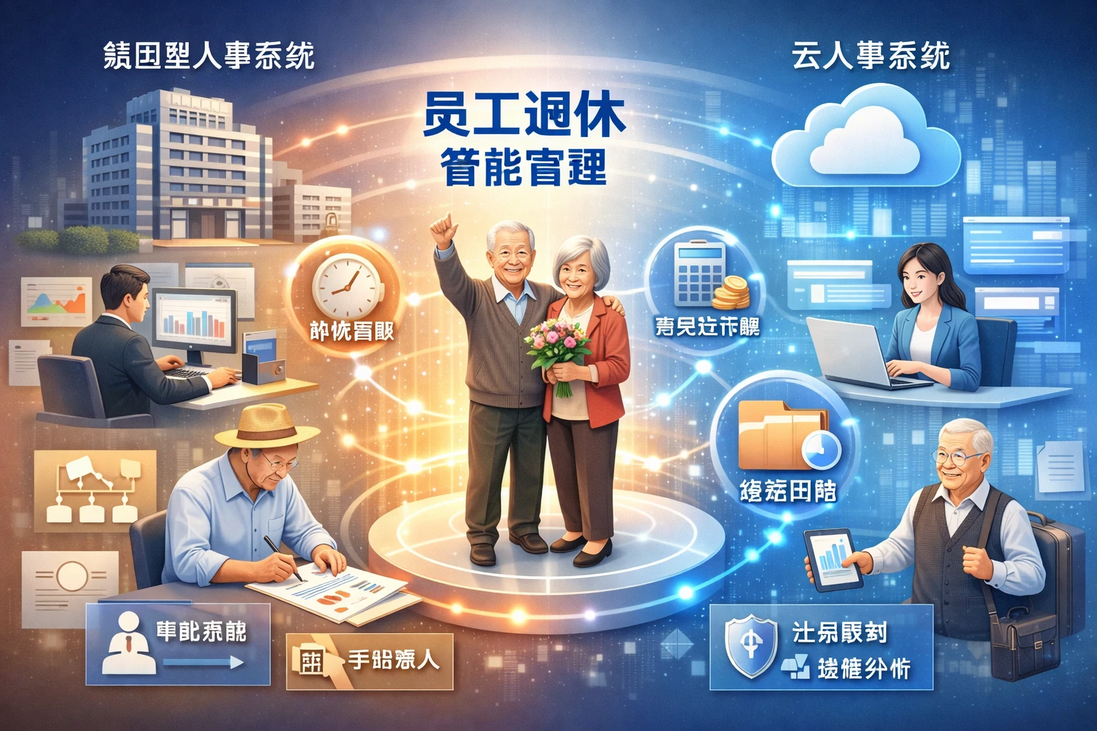 集团型人事系统与云人事系统在员工退休流程中的智能化管理