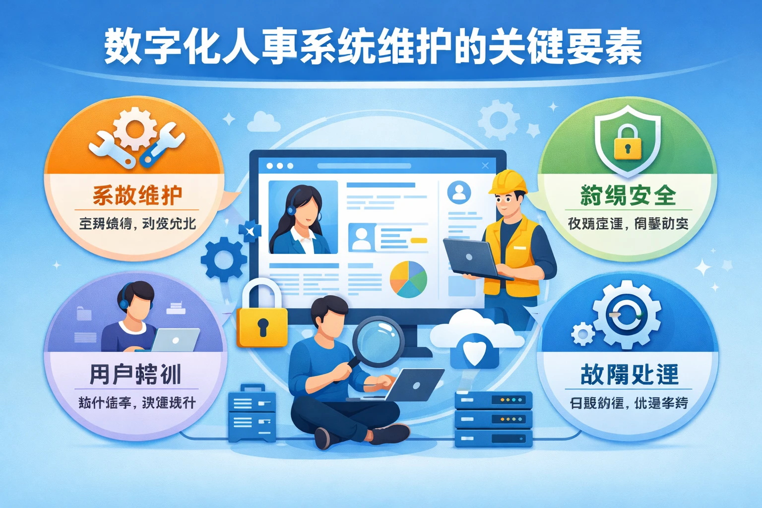 数字化人事系统维护的关键要素