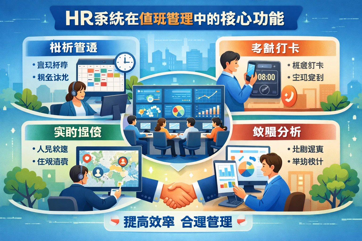 HR系统在值班管理中的核心功能