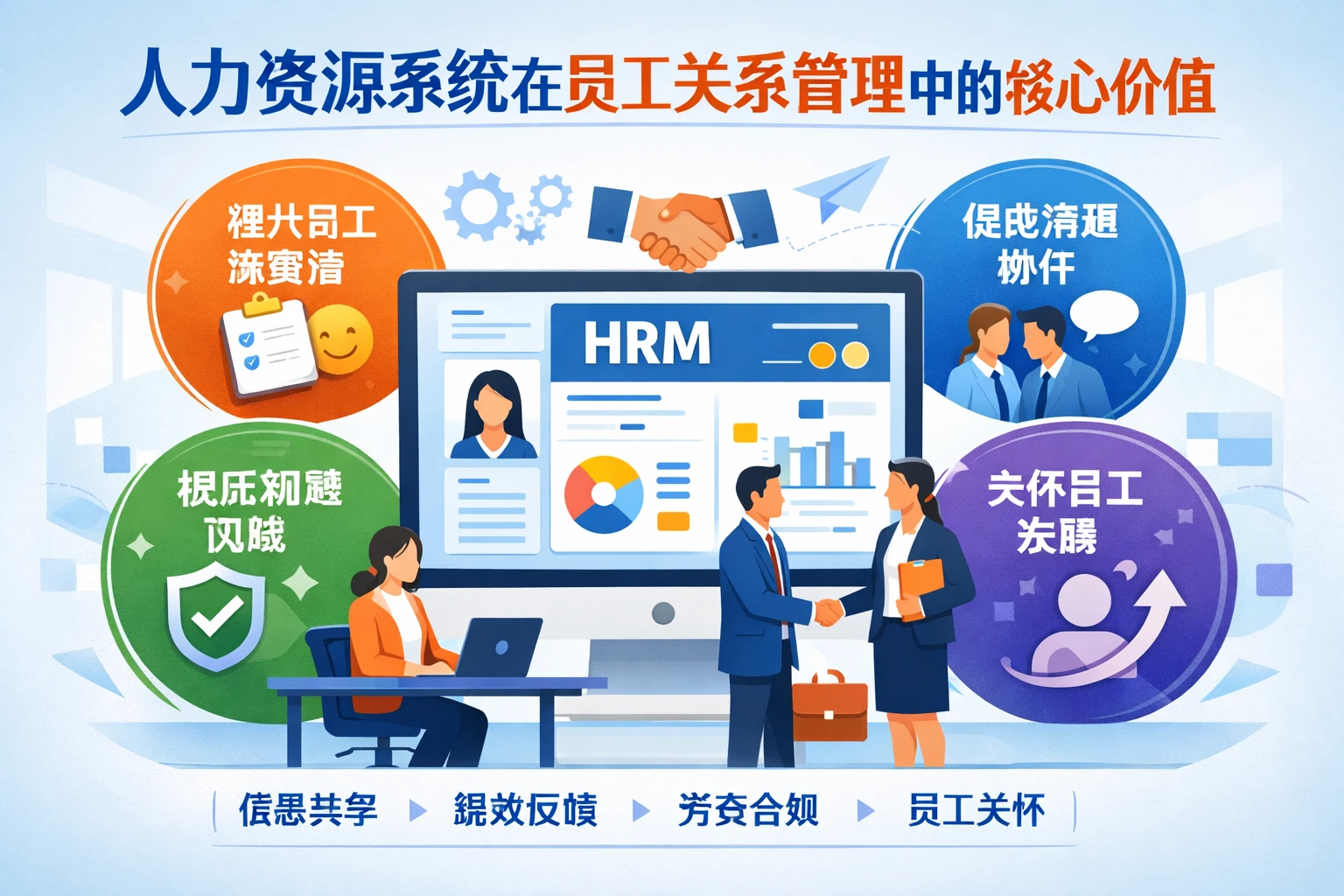 人力资源系统在员工关系管理中的核心价值