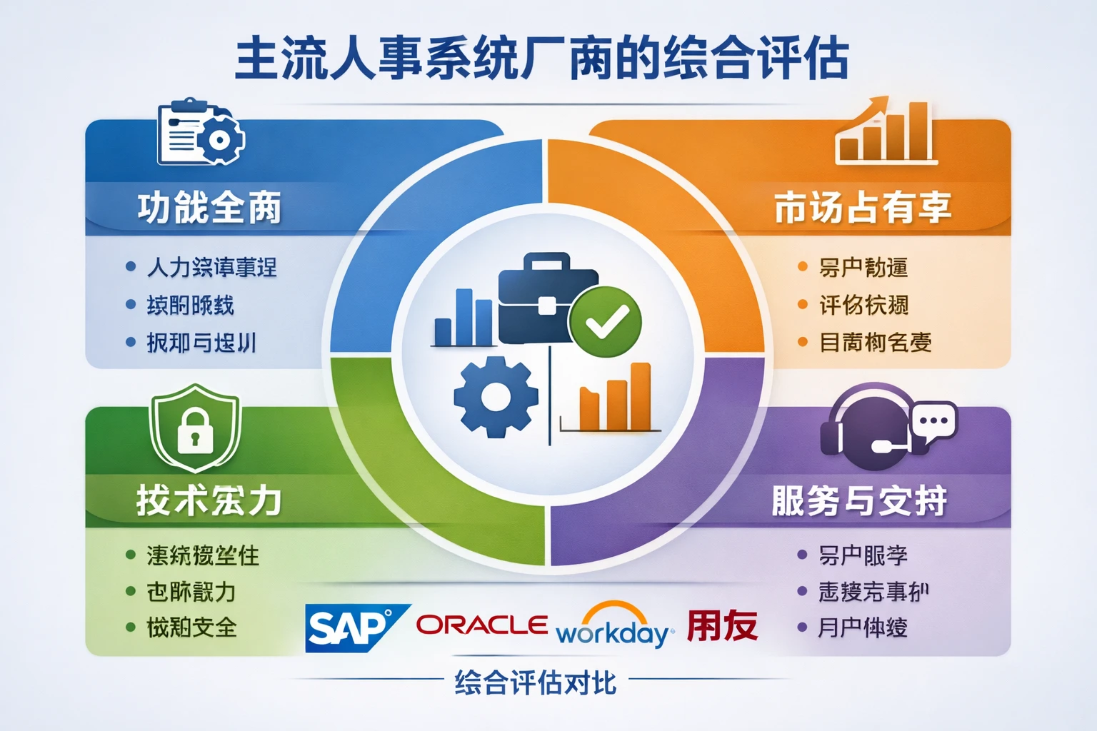 主流人事系统厂商的综合评估