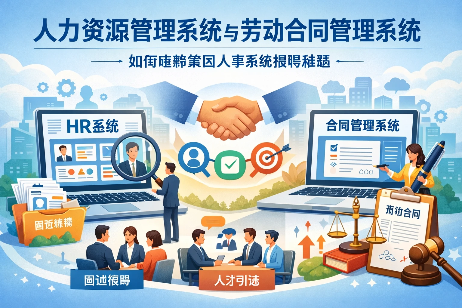 人力资源管理系统与劳动合同管理系统如何破解集团人事系统招聘难题