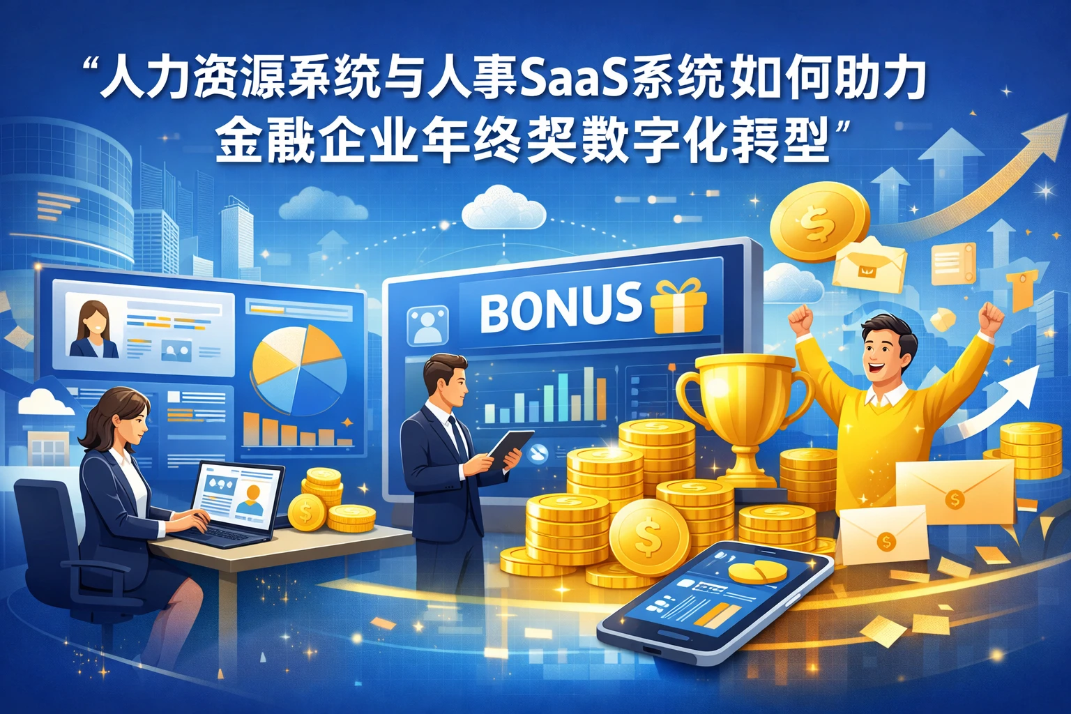 人力资源系统与人事SaaS系统如何助力金融企业年终奖数字化转型