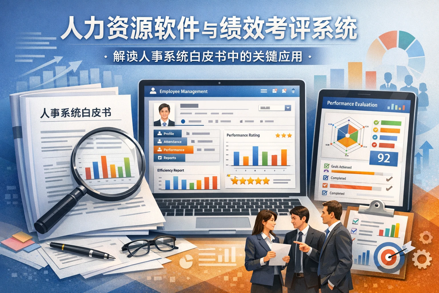 人力资源软件与绩效考评系统：解读人事系统白皮书中的关键应用