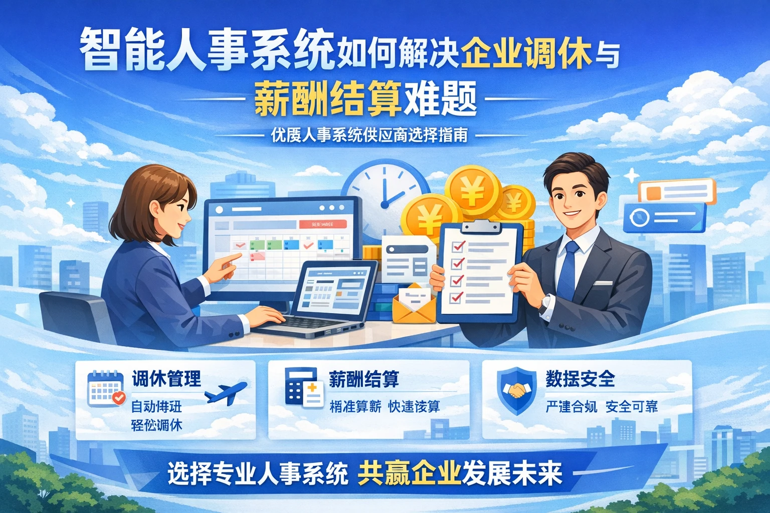 智能人事系统如何解决企业调休与薪酬结算难题——优质人事系统供应商选择指南