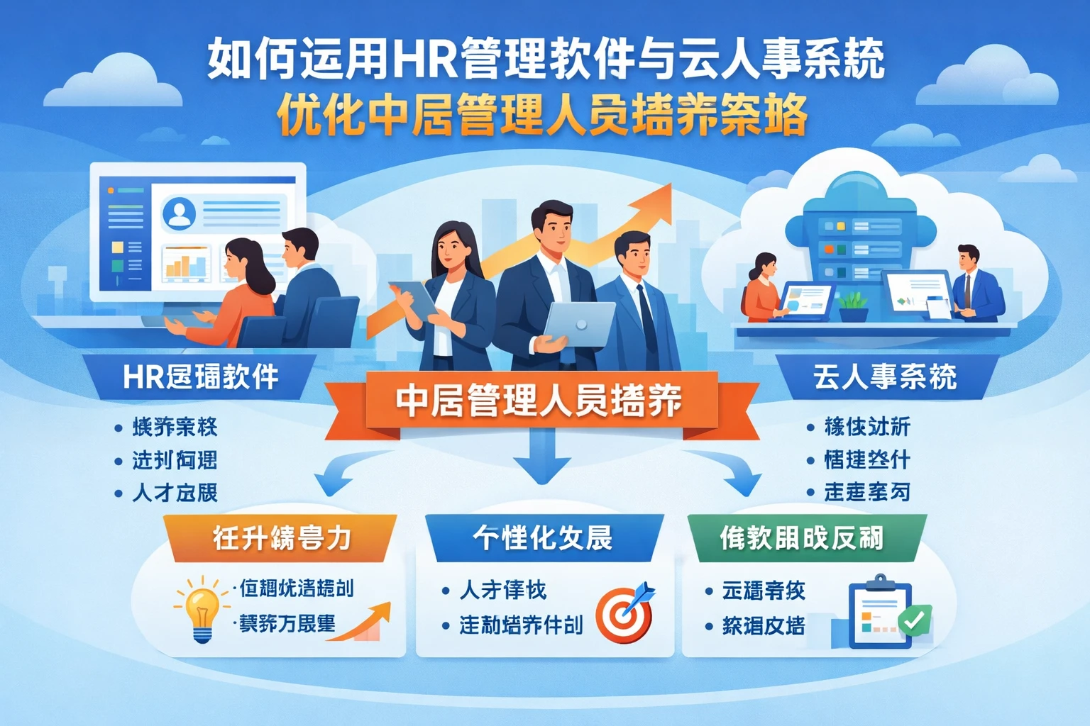 如何运用HR管理软件与云人事系统优化中层管理人员培养策略