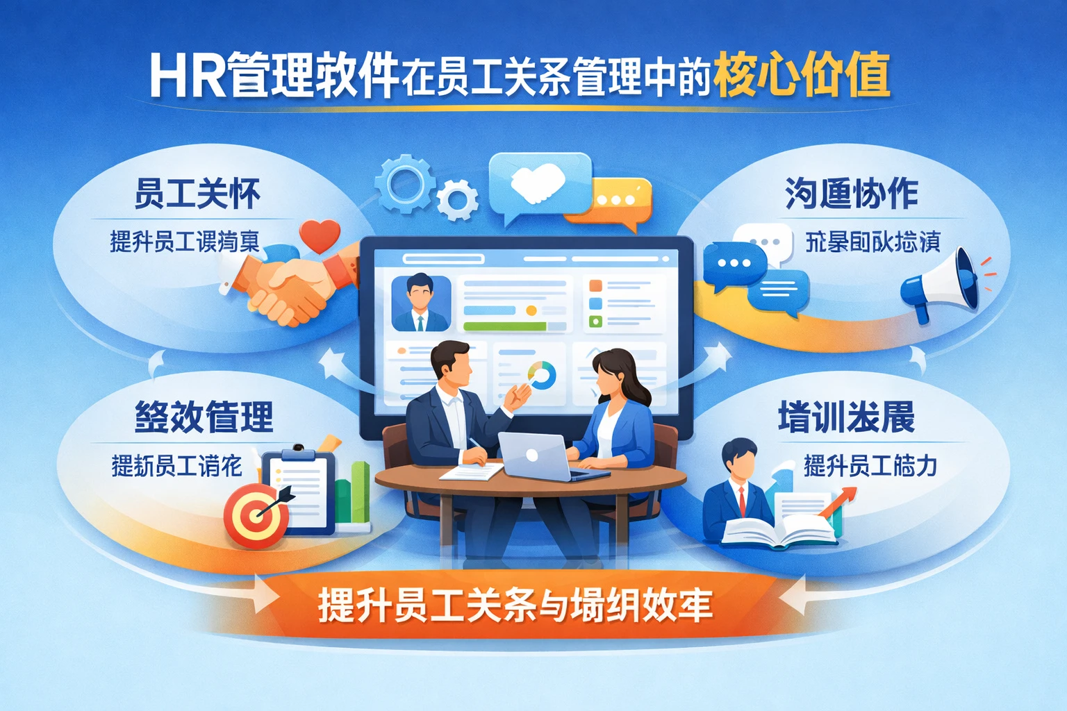 HR管理软件在员工关系管理中的核心价值
