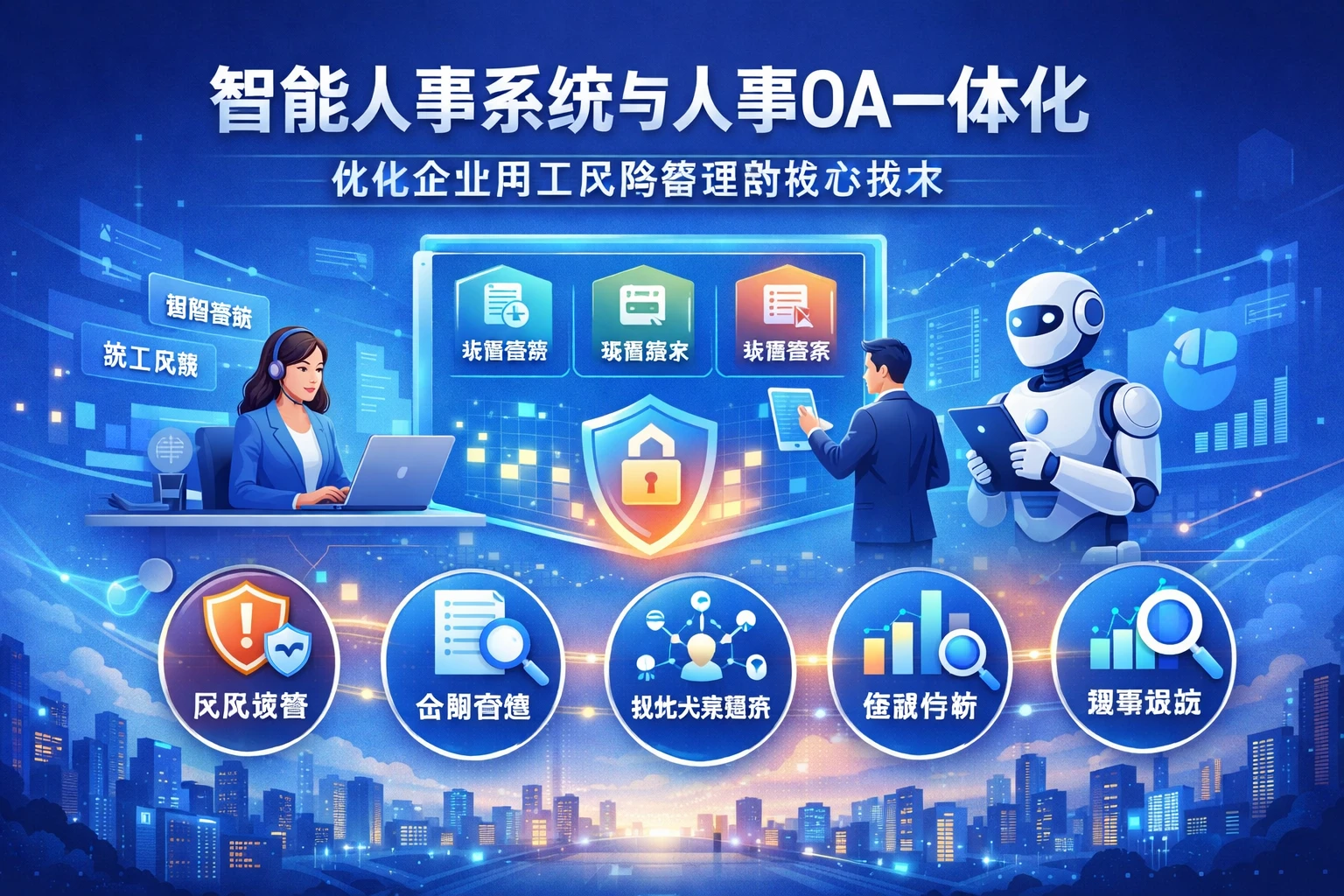 智能人事系统与人事OA一体化：优化企业用工风险管理的核心技术