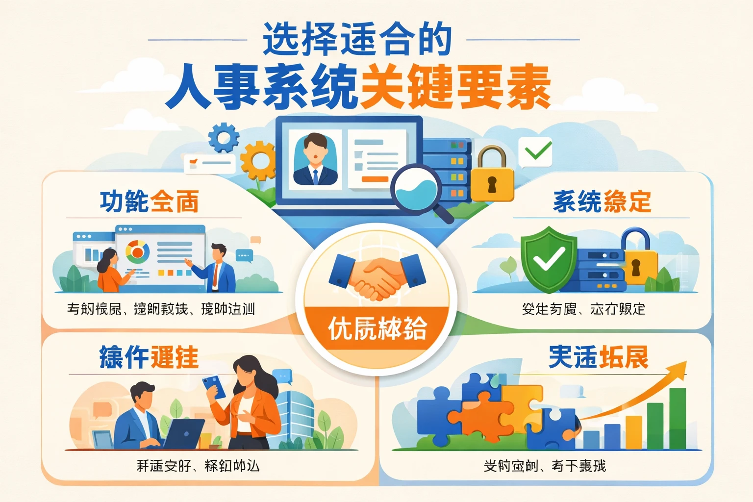 选择适合的人事系统关键要素