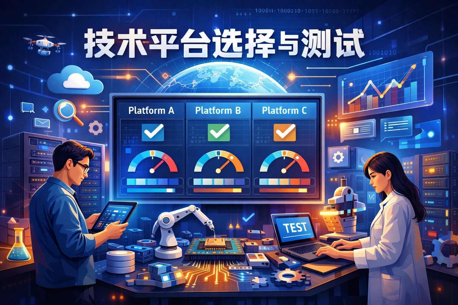 技术平台选择与测试