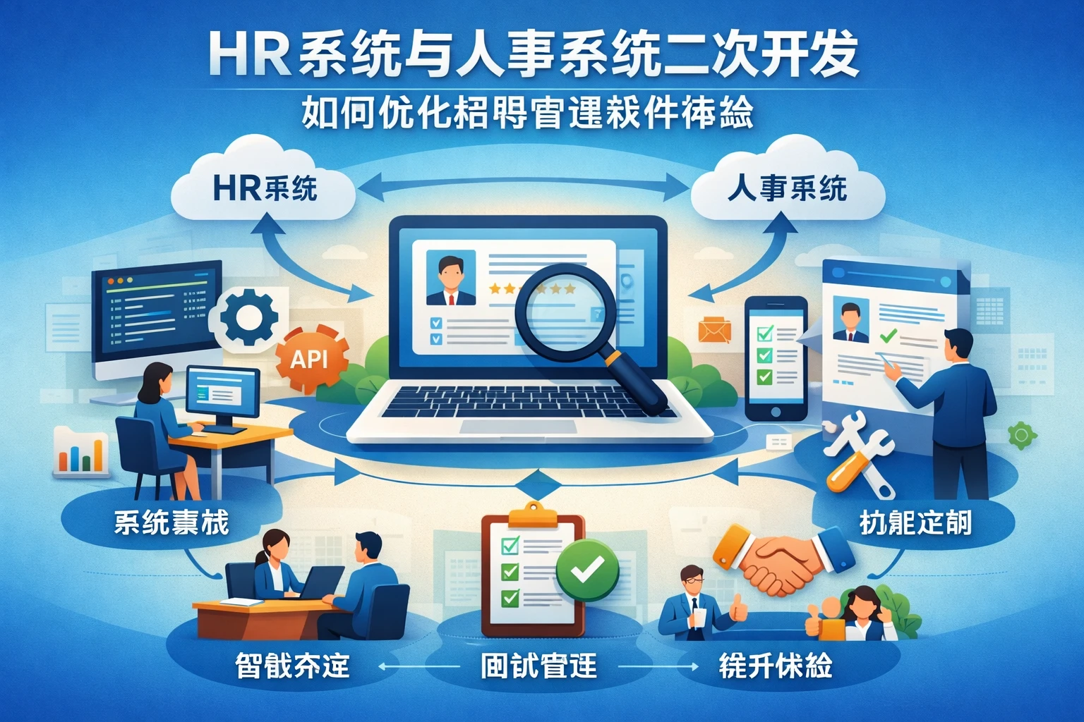 HR系统与人事系统二次开发如何优化招聘管理软件体验