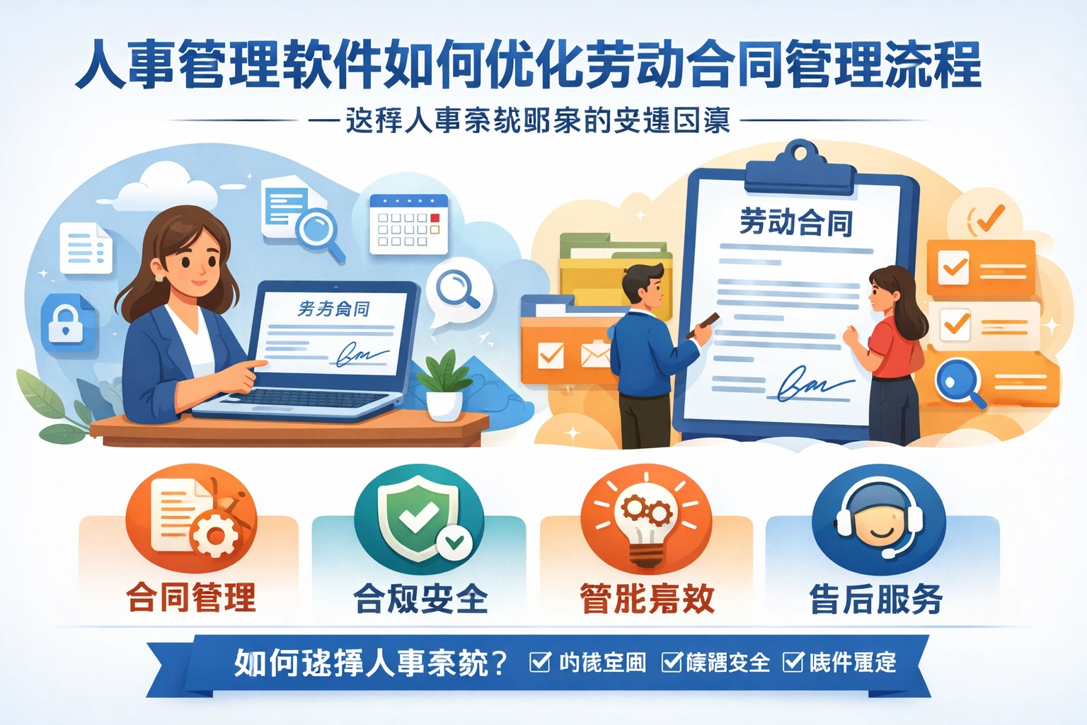 人事管理软件如何优化劳动合同管理流程——选择人事系统哪家好的关键因素