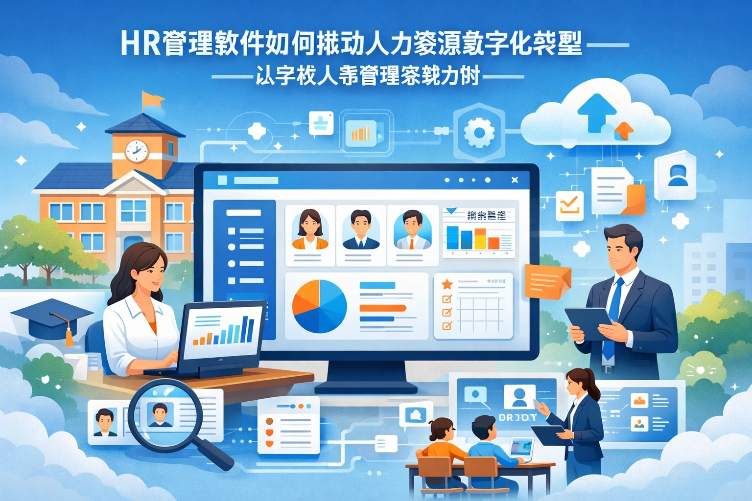 HR管理软件如何推动人力资源数字化转型——以学校人事管理系统为例